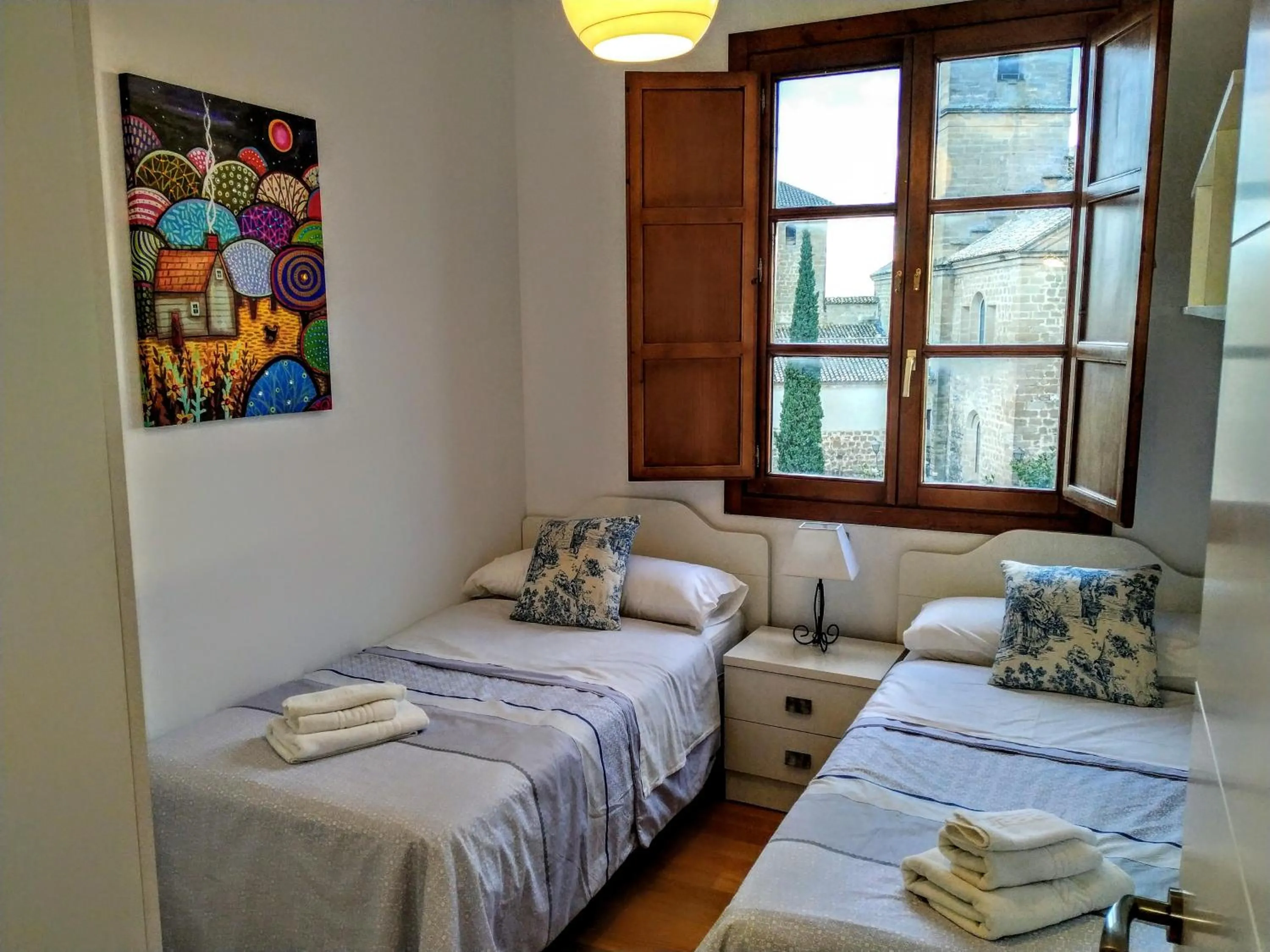 Bed in Apartamentos Sol Hospital Santiago