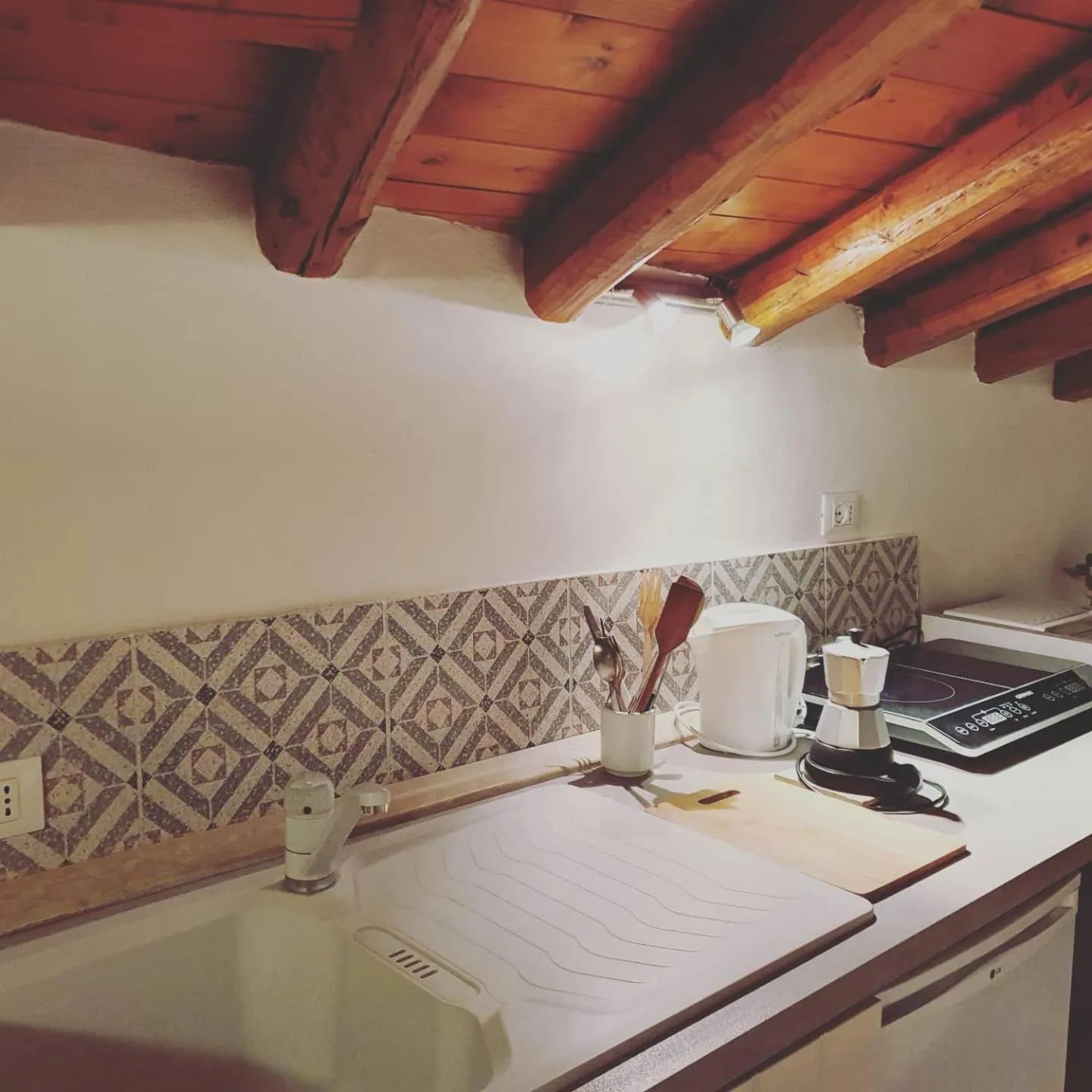 Kitchen or kitchenette, Bed in Bed & Breakfast Belfiore