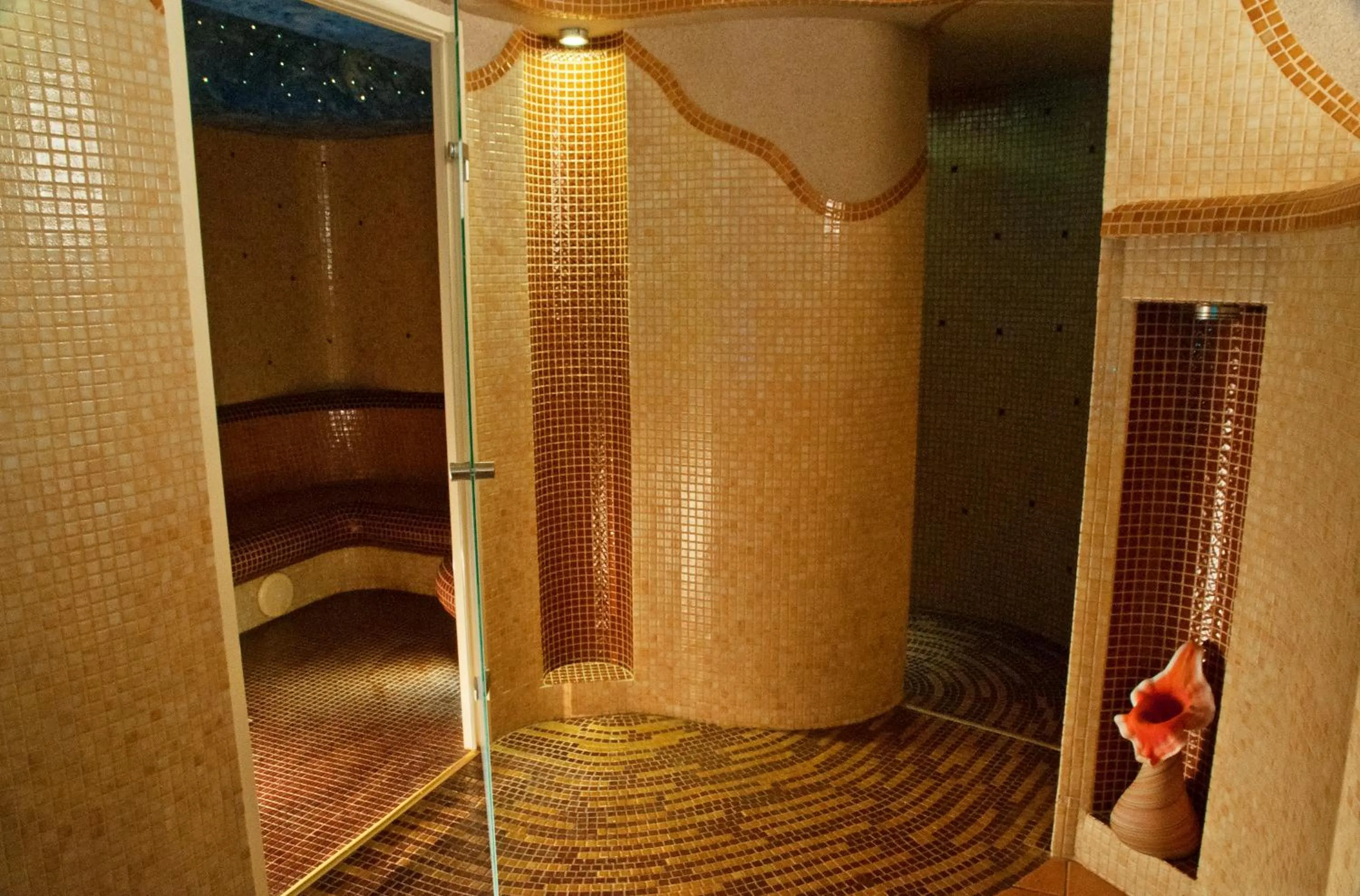 Steam room in Willa Koba