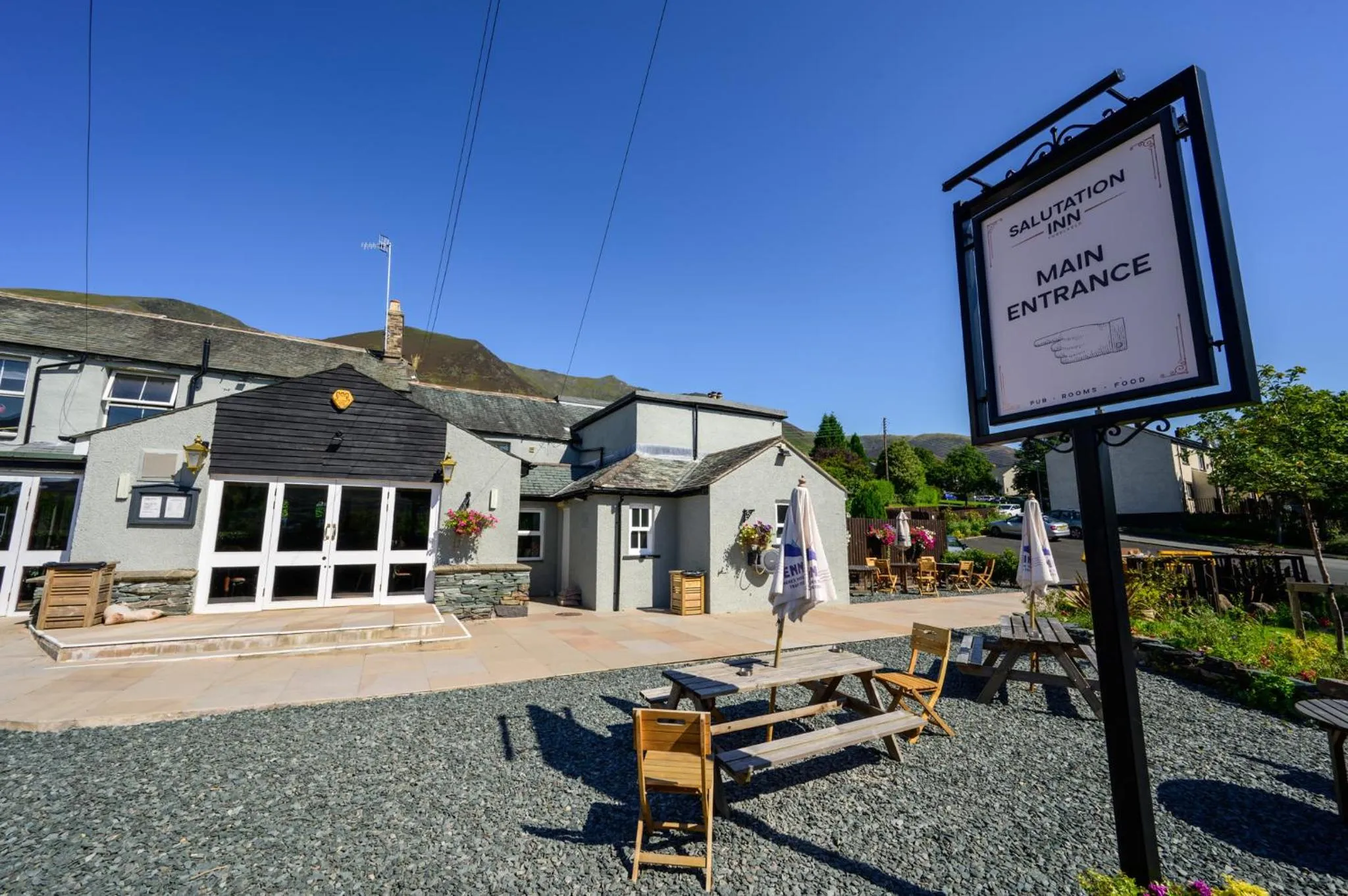 Property building in The Horse and Farrier Inn and The Salutation Inn Threlkeld Keswick