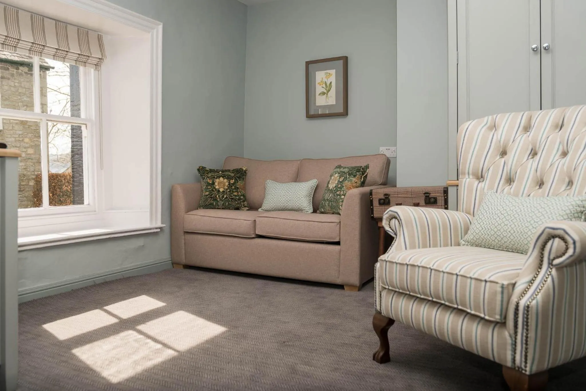 Seating area in The Horse and Farrier Inn and The Salutation Inn Threlkeld Keswick