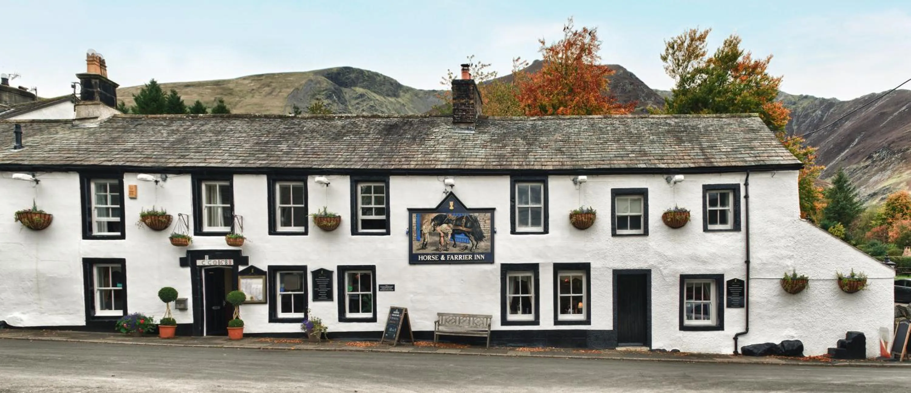 Property building in The Horse and Farrier Inn and The Salutation Inn Threlkeld Keswick