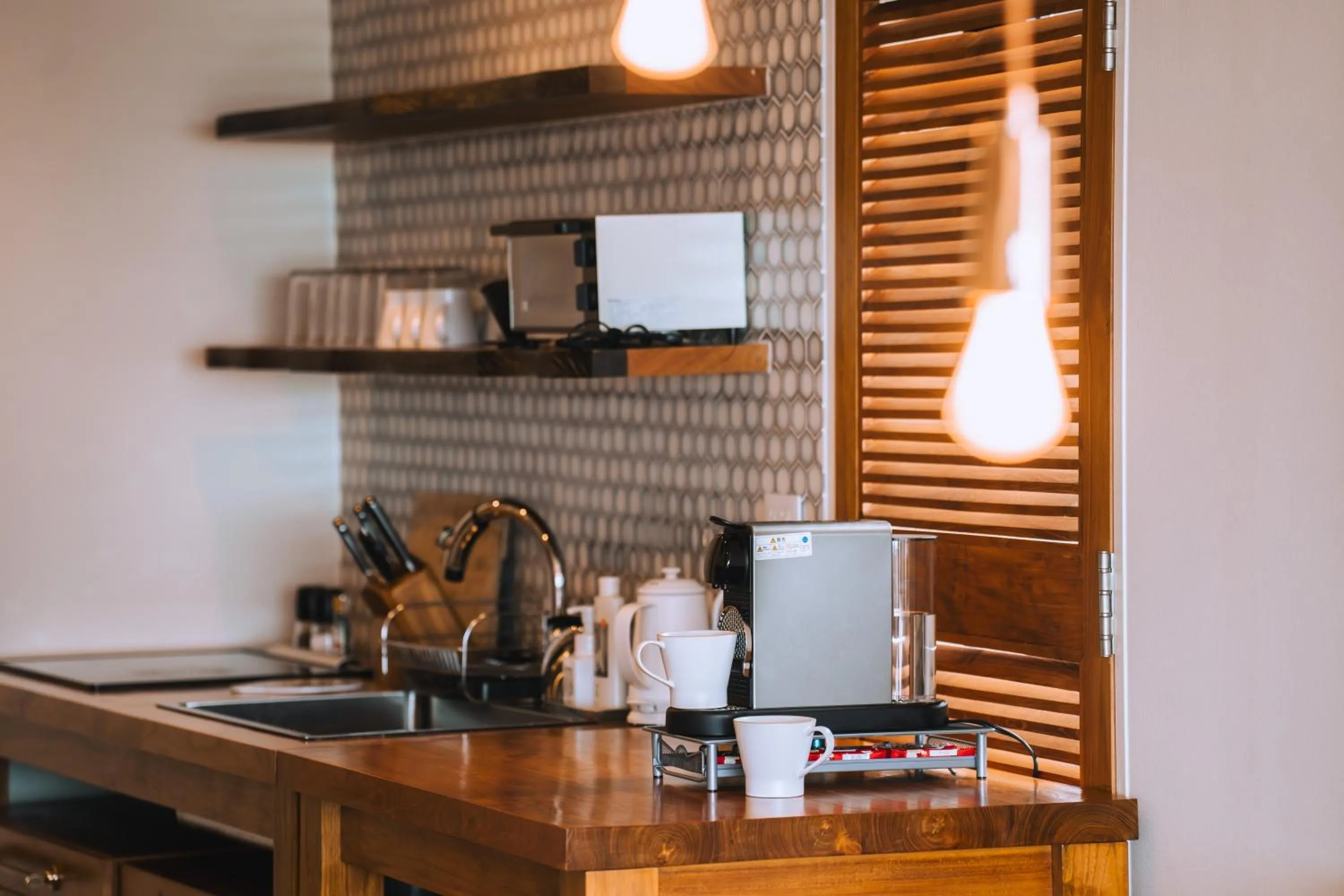 kitchen in Blue Steak Wonder Nagahama