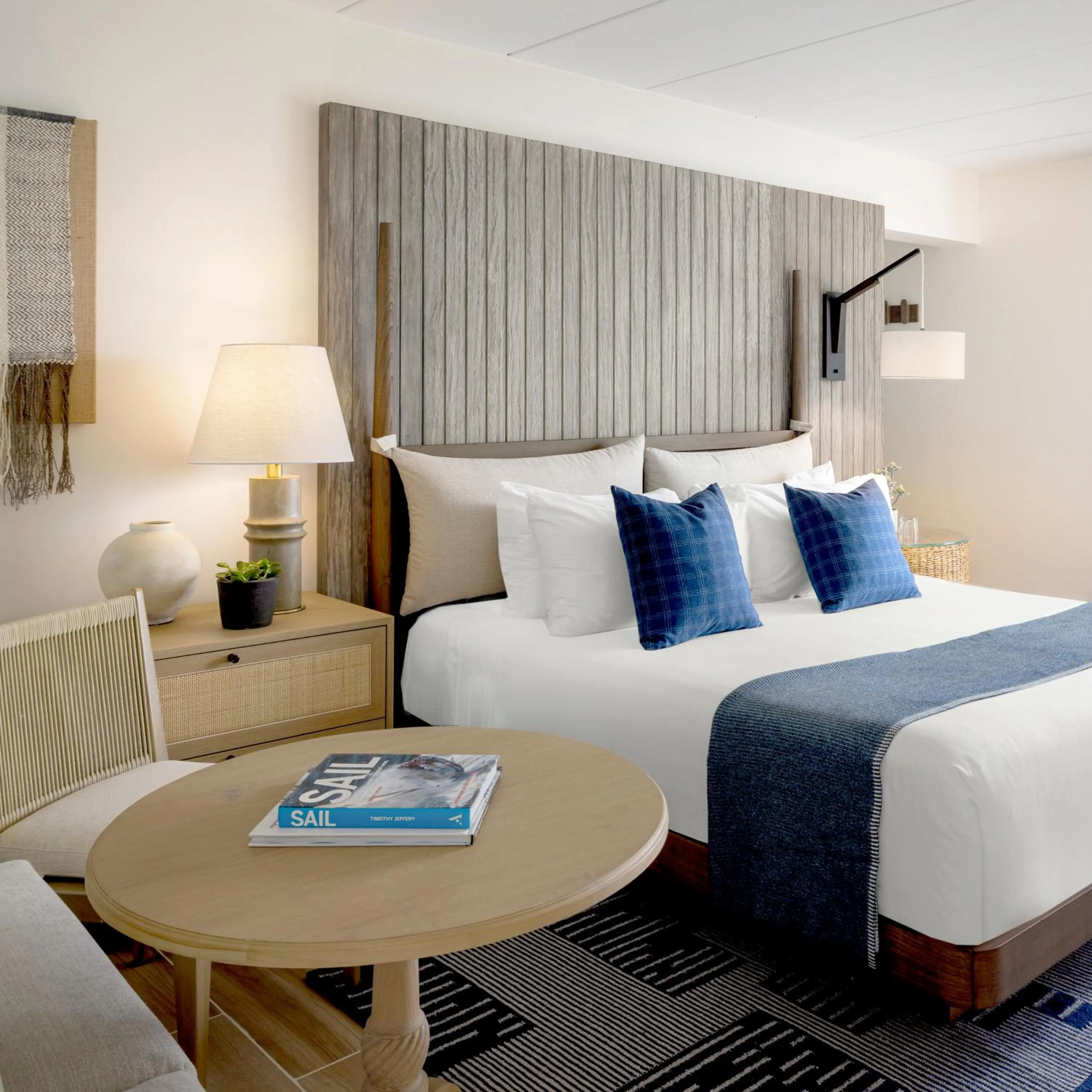 Bed in Newport Harbor Island Resort