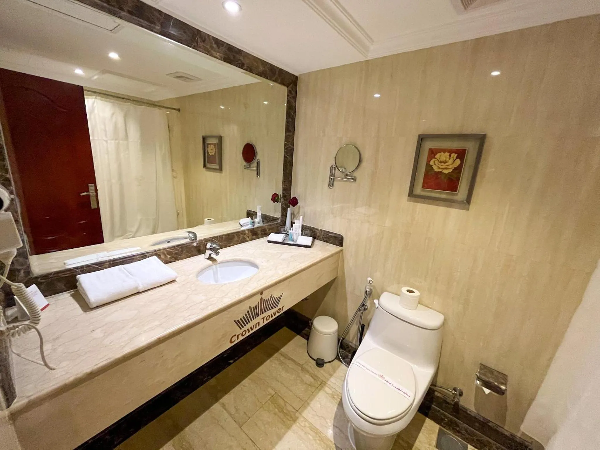 Bathroom in Crown Tower Hotel