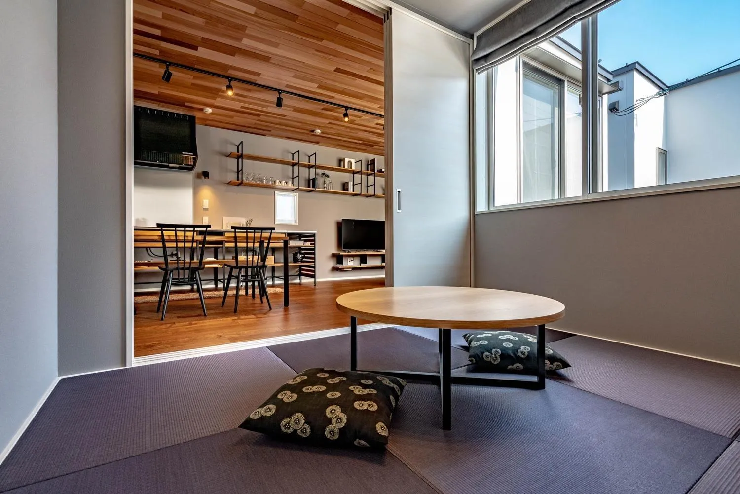 Seating area in Rakuten STAY HOUSE x WILL STYLE Hachimanbori