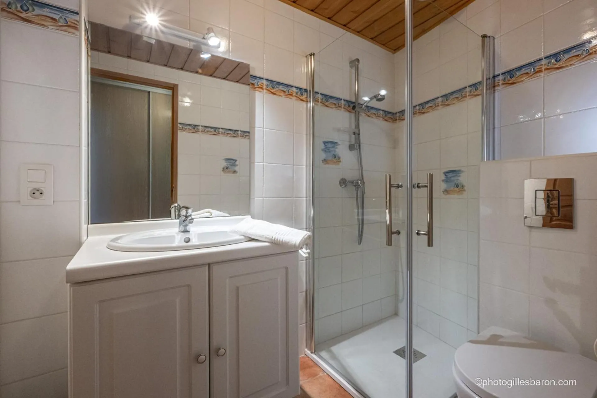 Bathroom in Chalet la Forestière