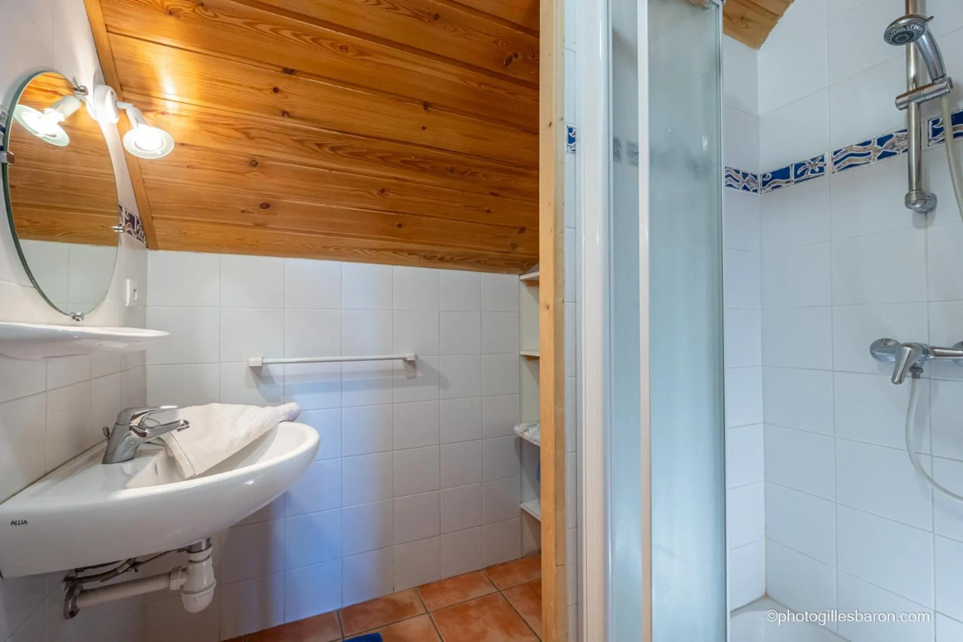 Shower in Chalet la Forestière