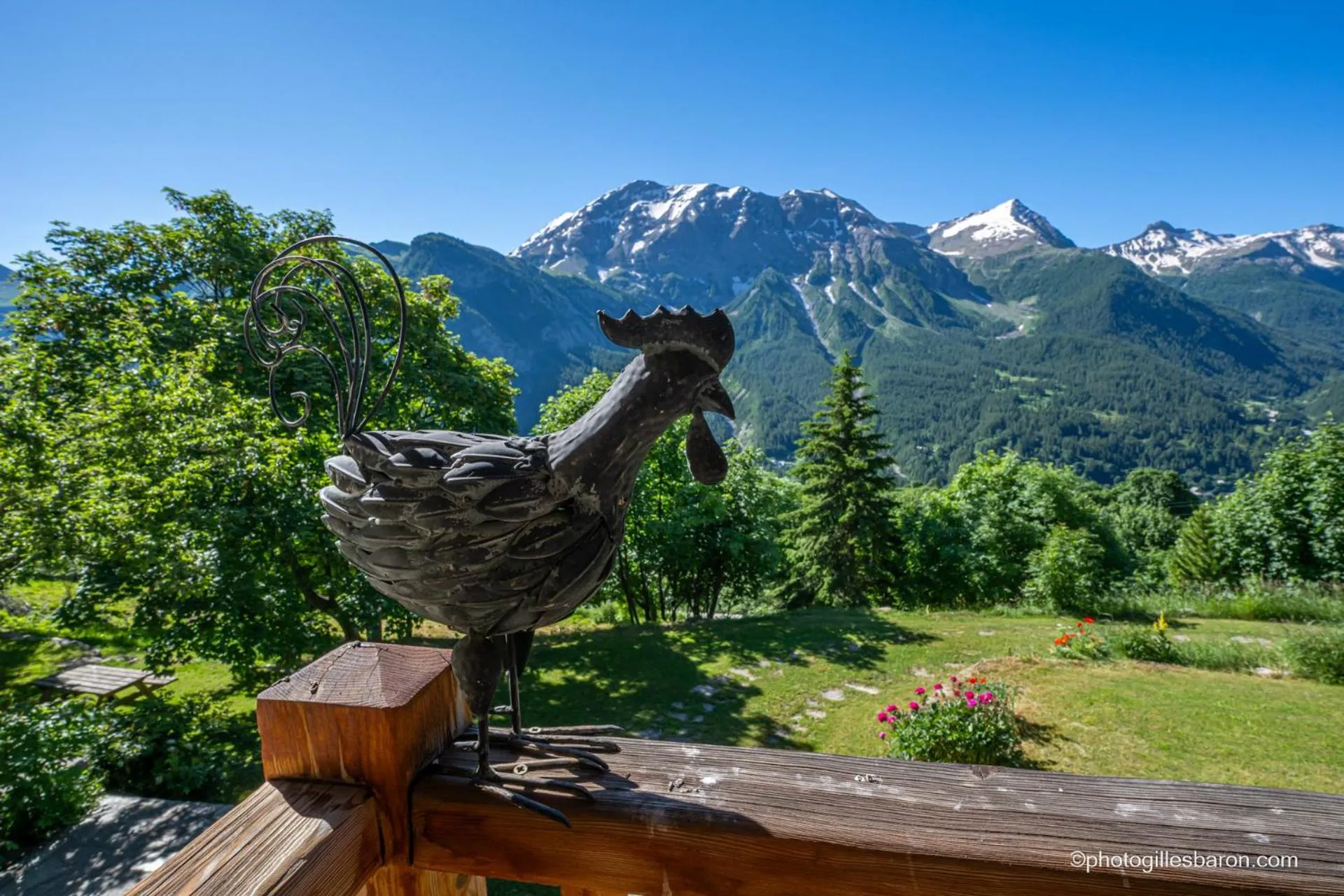 Mountain view in Chalet la Forestière