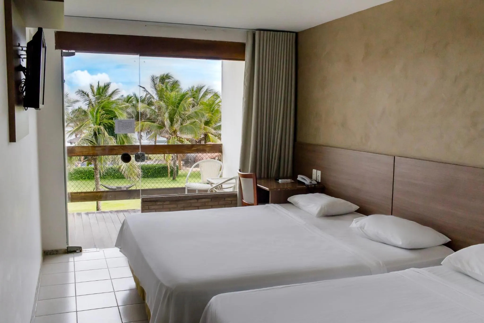 Bed in Samba Villa da Praia