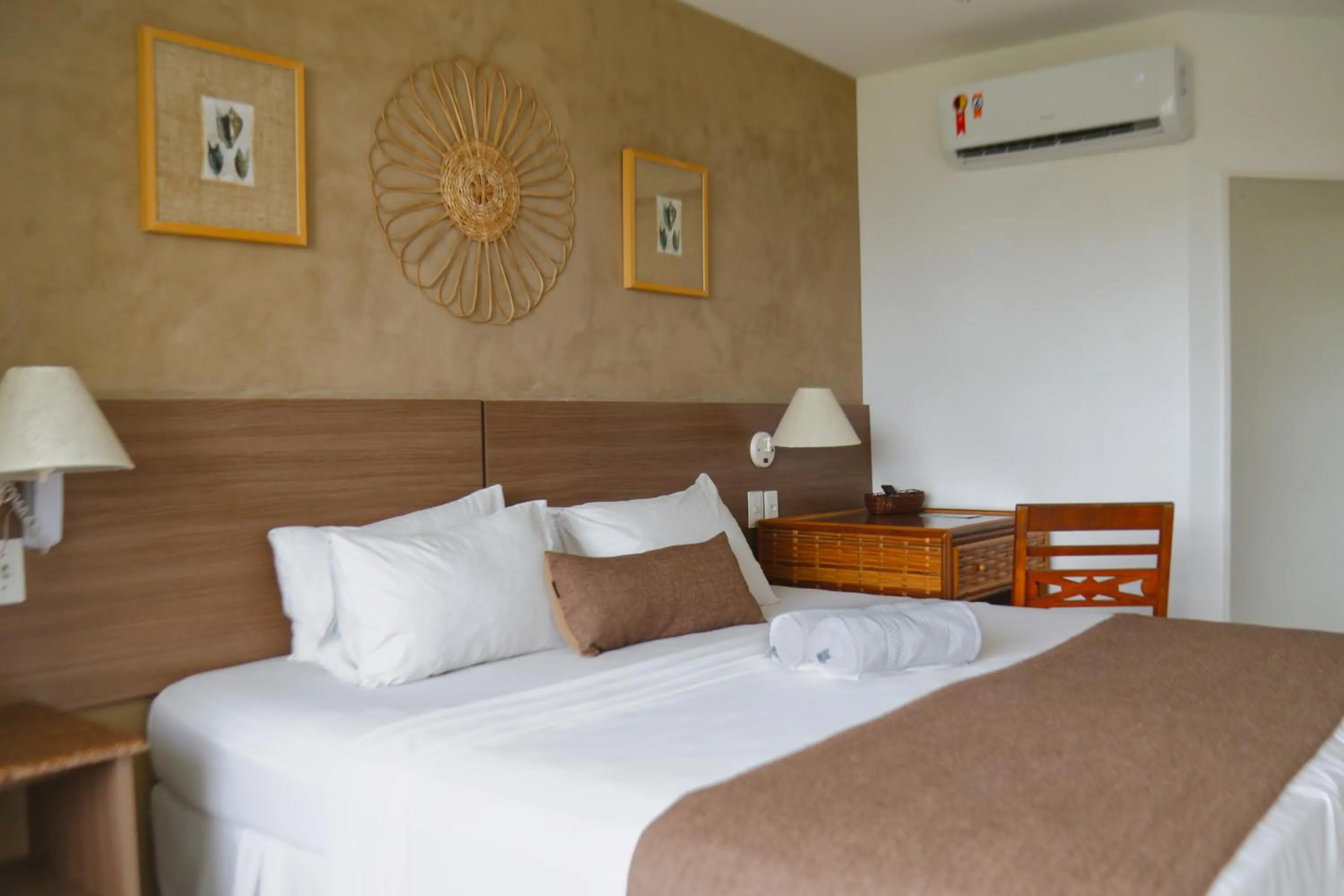 Bed in Samba Villa da Praia