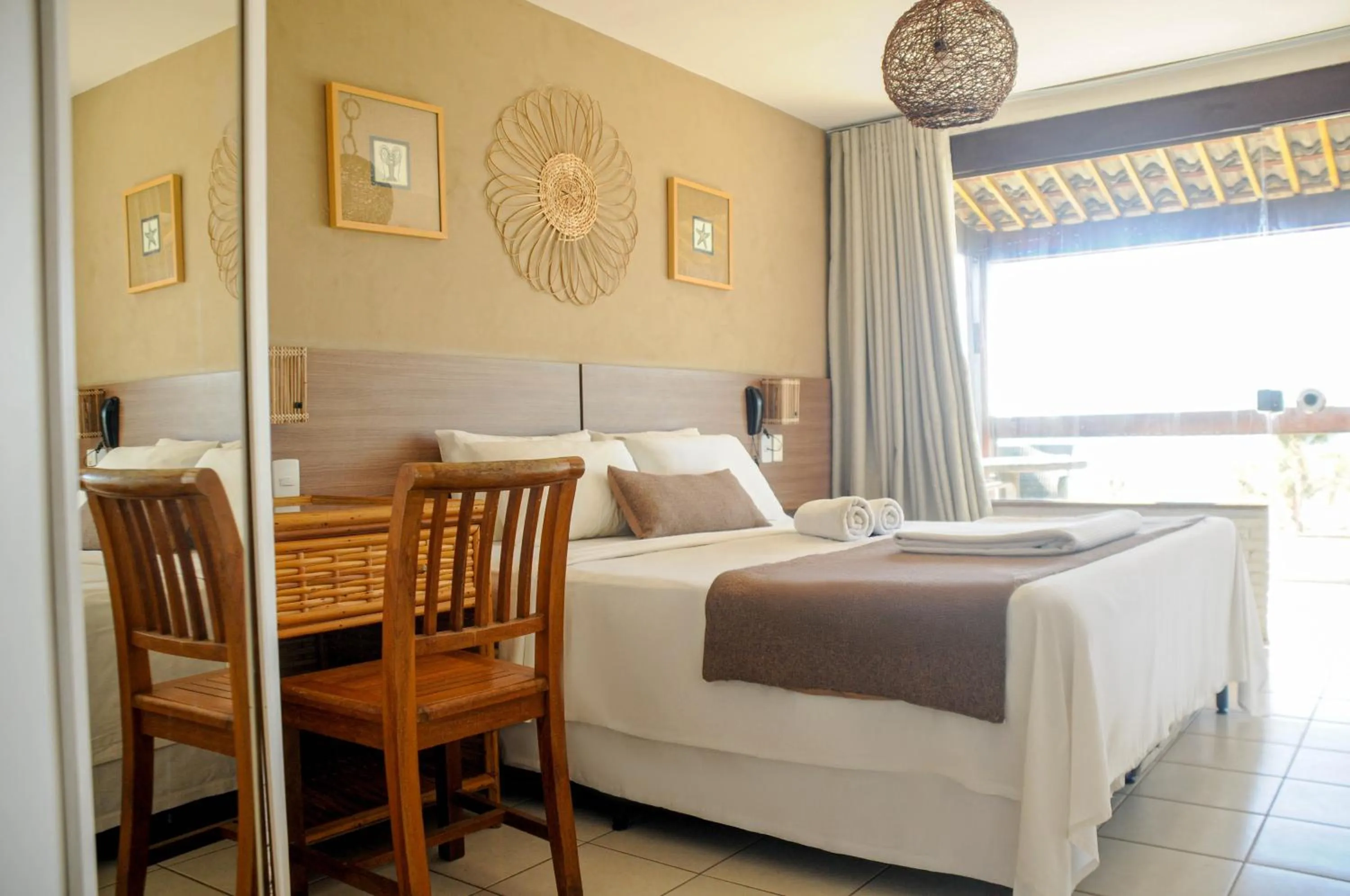 Bed in Samba Villa da Praia