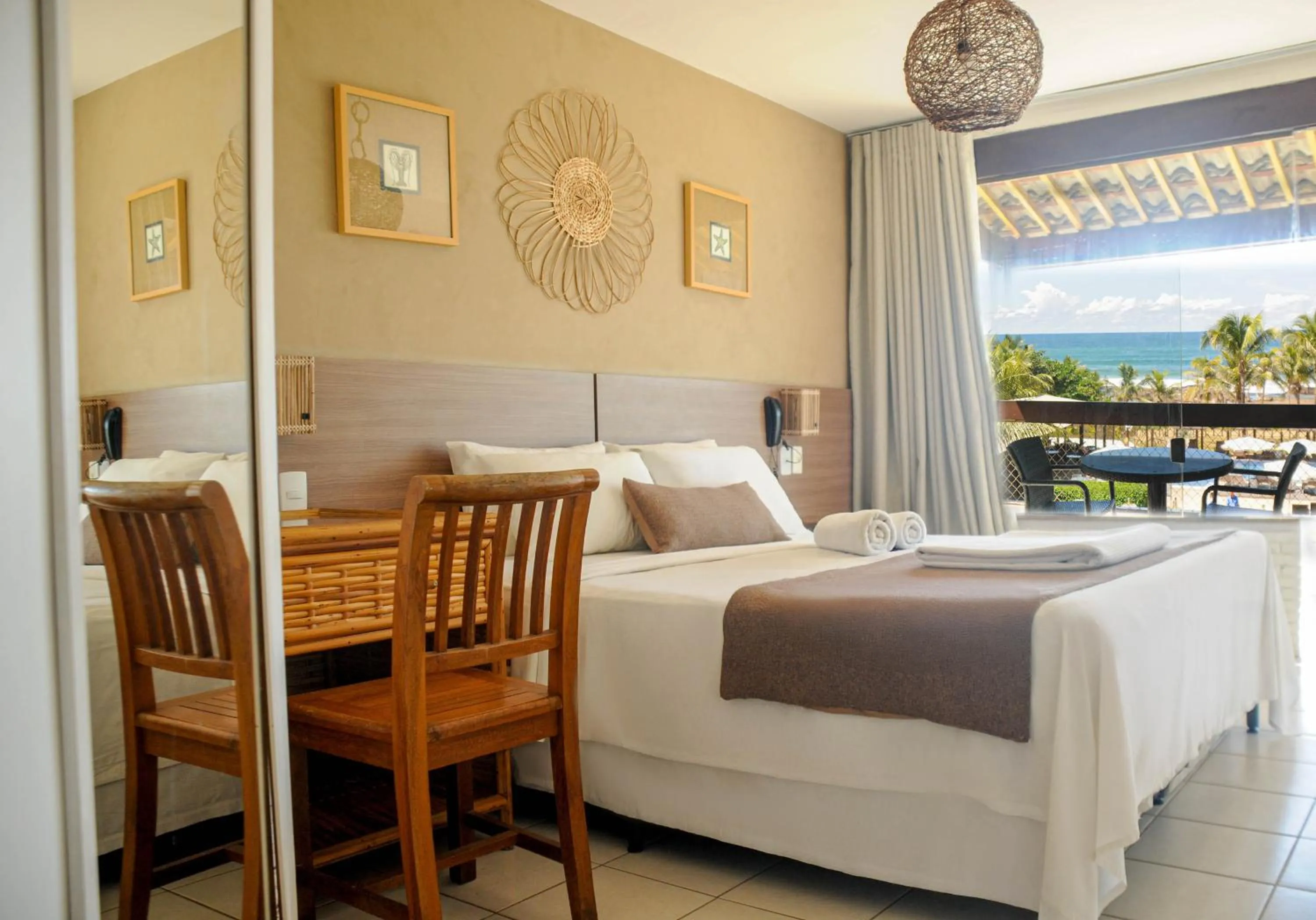 Bed in Samba Villa da Praia