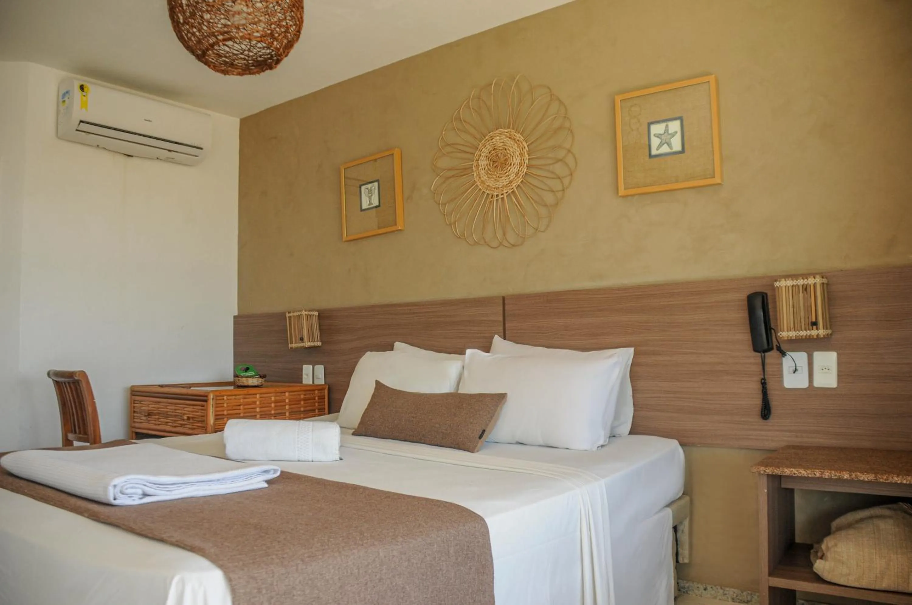 Bed in Samba Villa da Praia