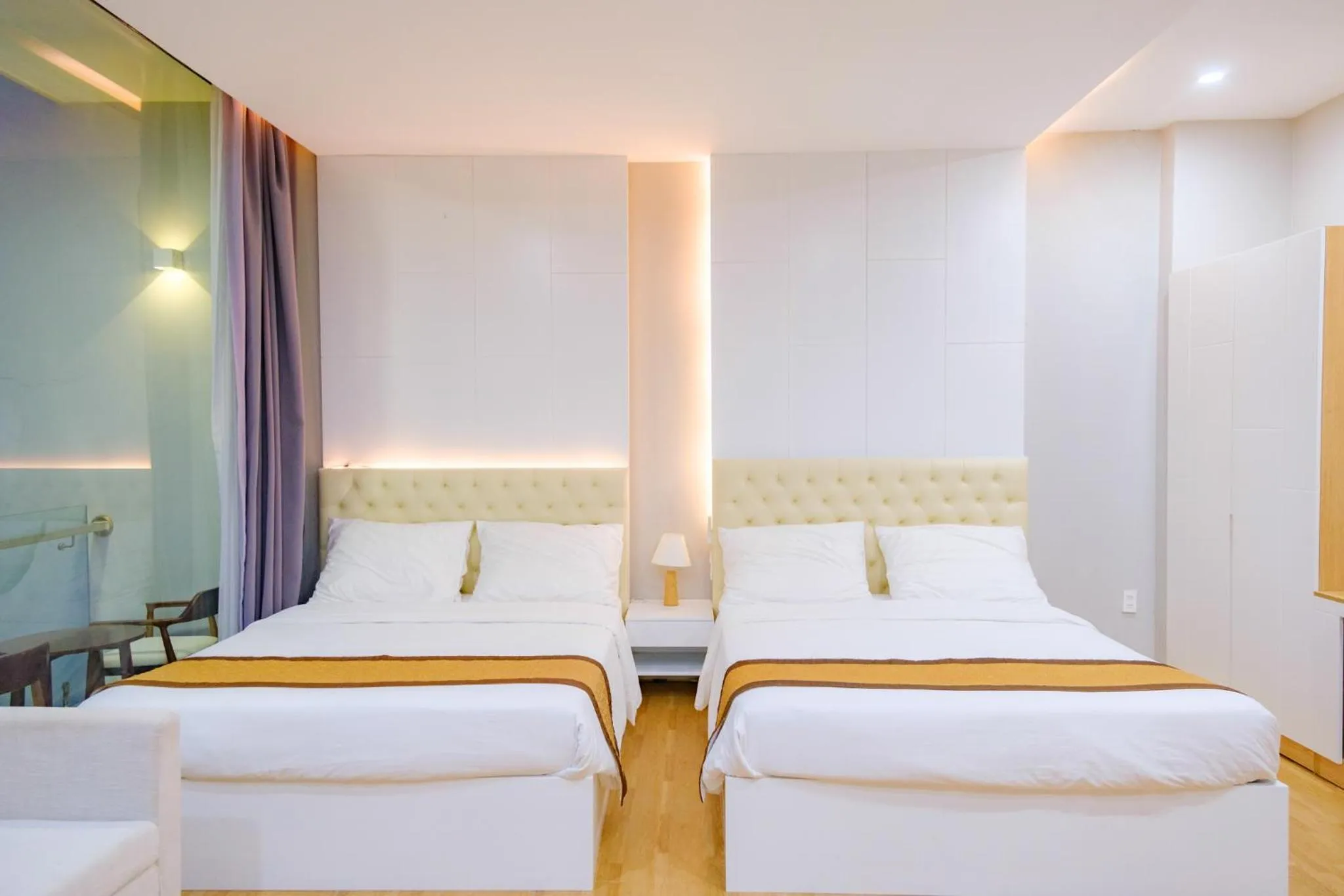 Bed in Khách sạn Minh Long