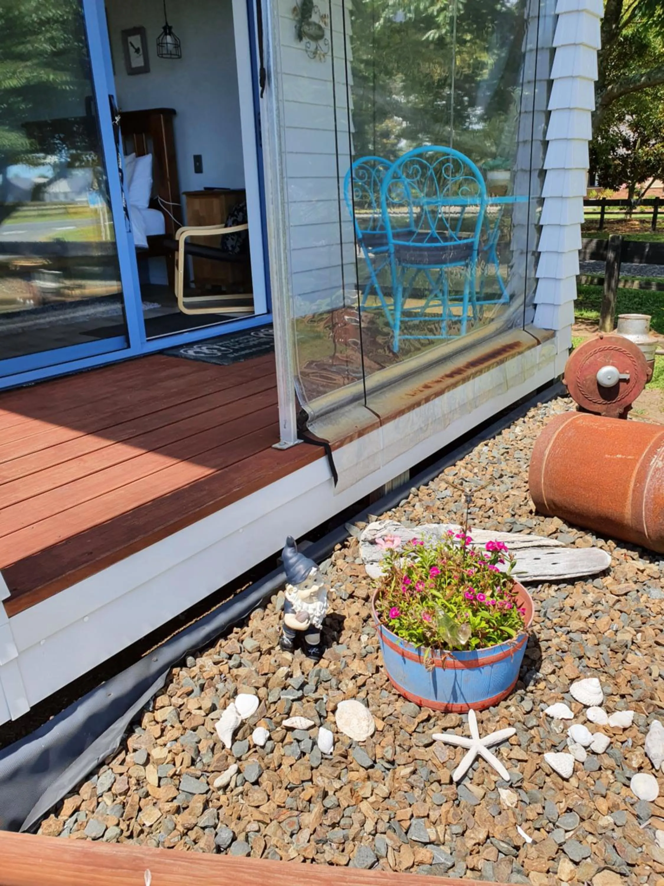 Patio in Denchys B&B