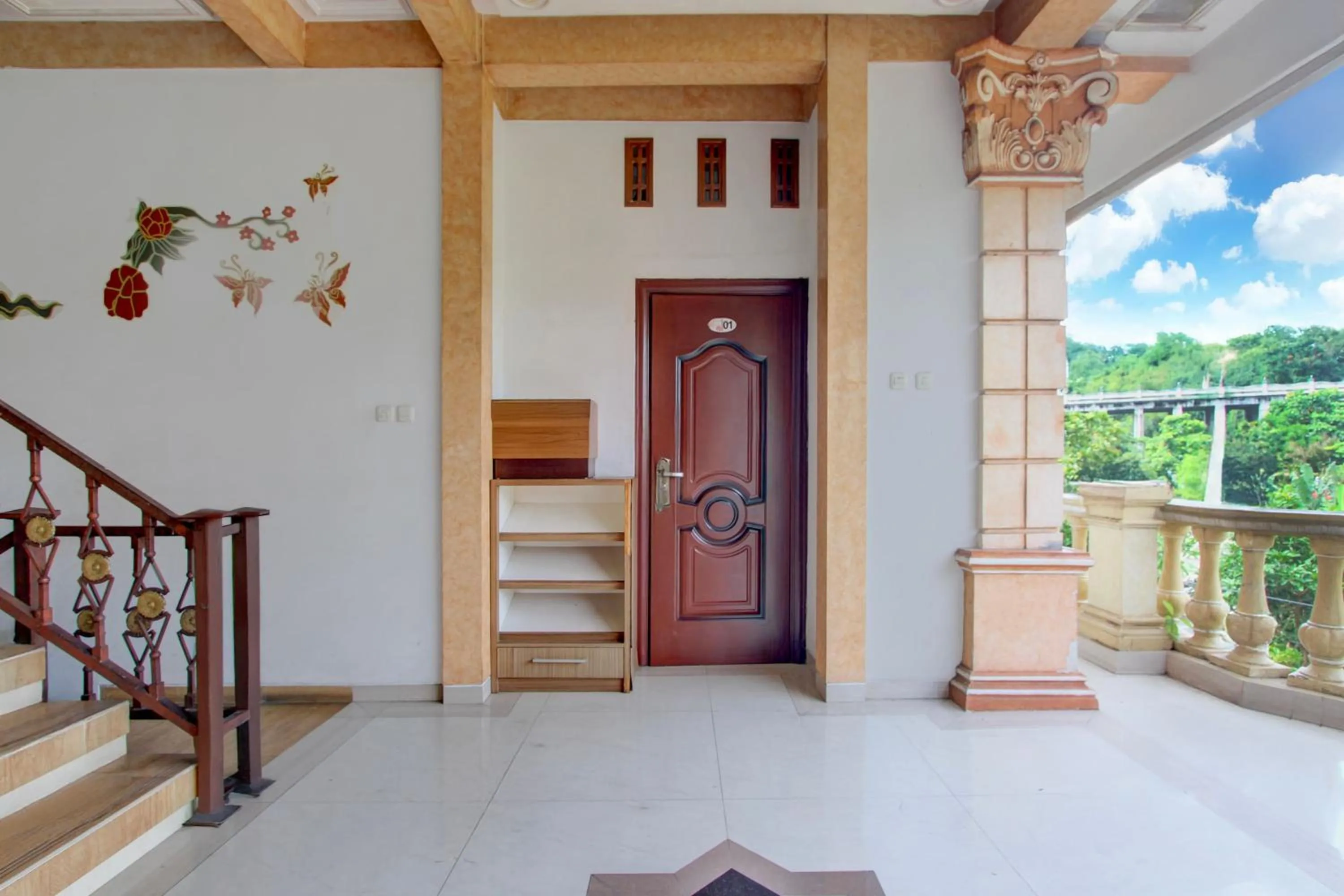 Lobby or reception in Hotel O Yogyakarta near Jogja City Mall formerly Bama Guesthouse