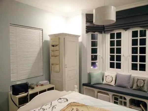 Bed in Cottonwood Bed & Breakfast House Bandung