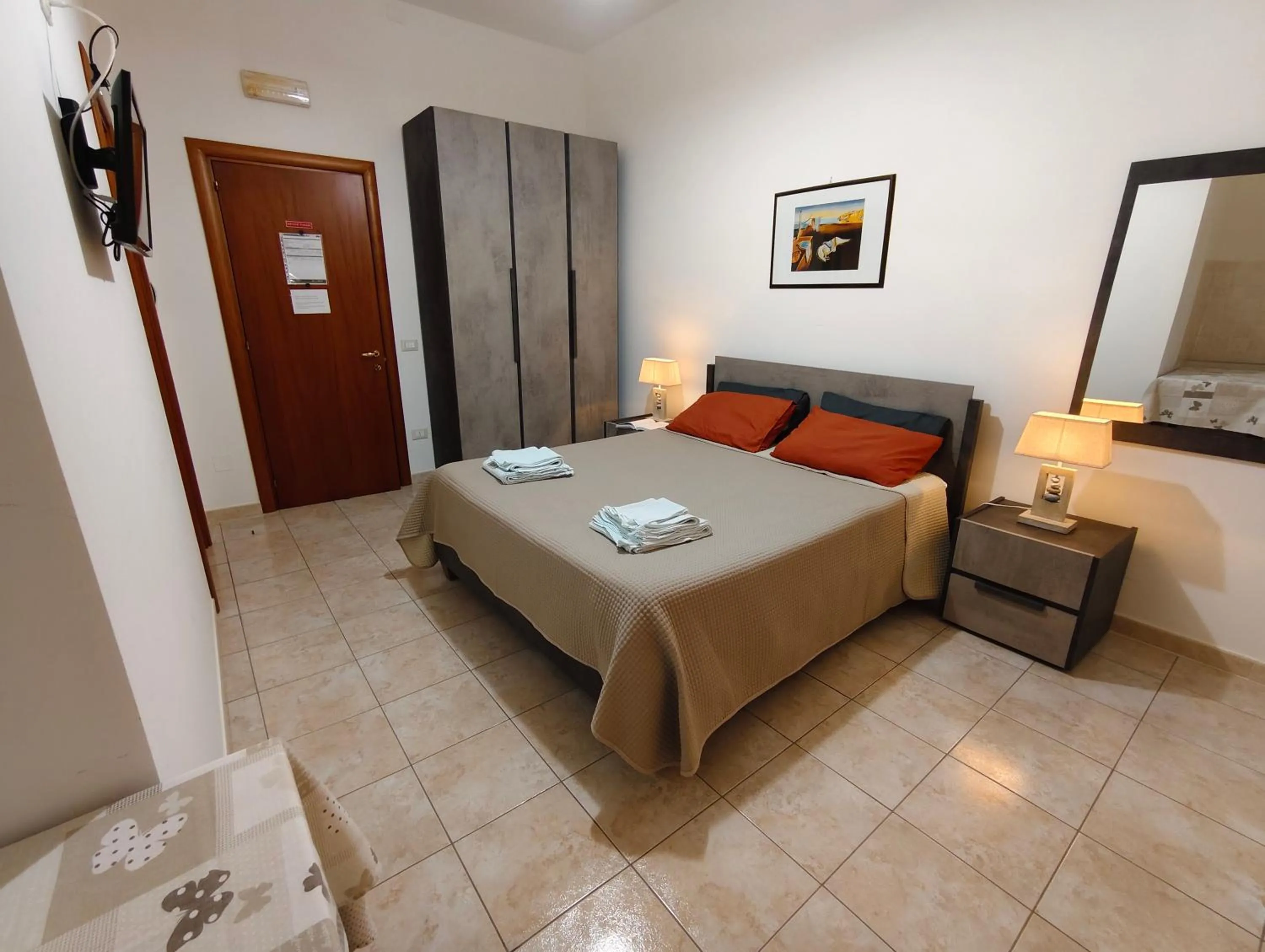 View (from property/room), Bed in B&B Villa Teresa