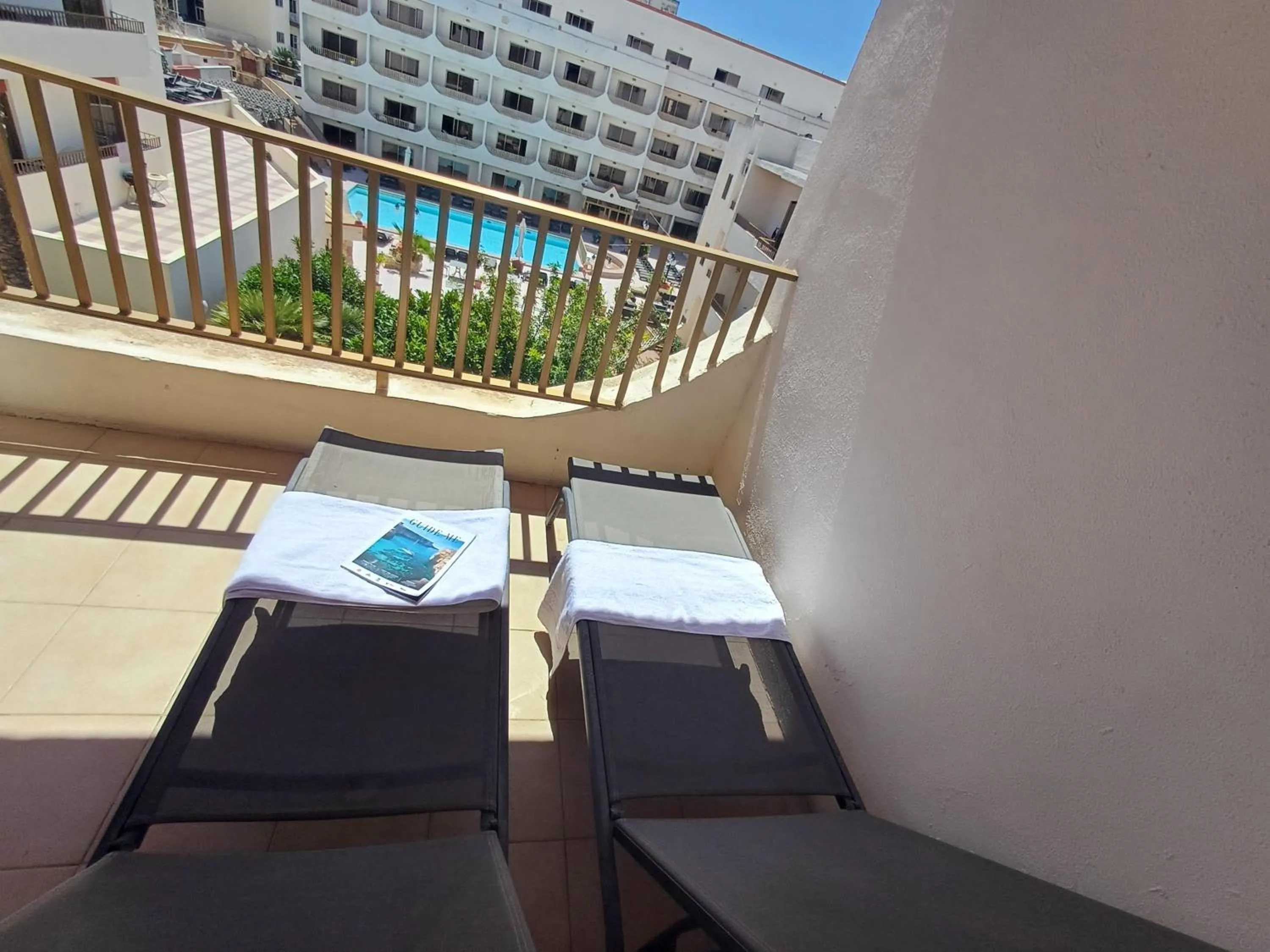 Pool view in The San Anton Hotel