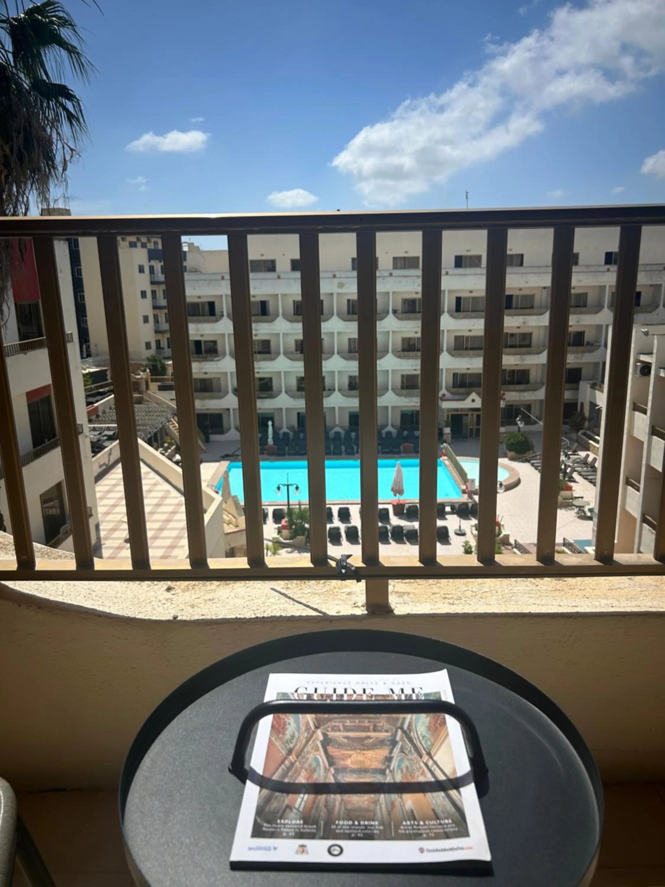 Pool view in The San Anton Hotel