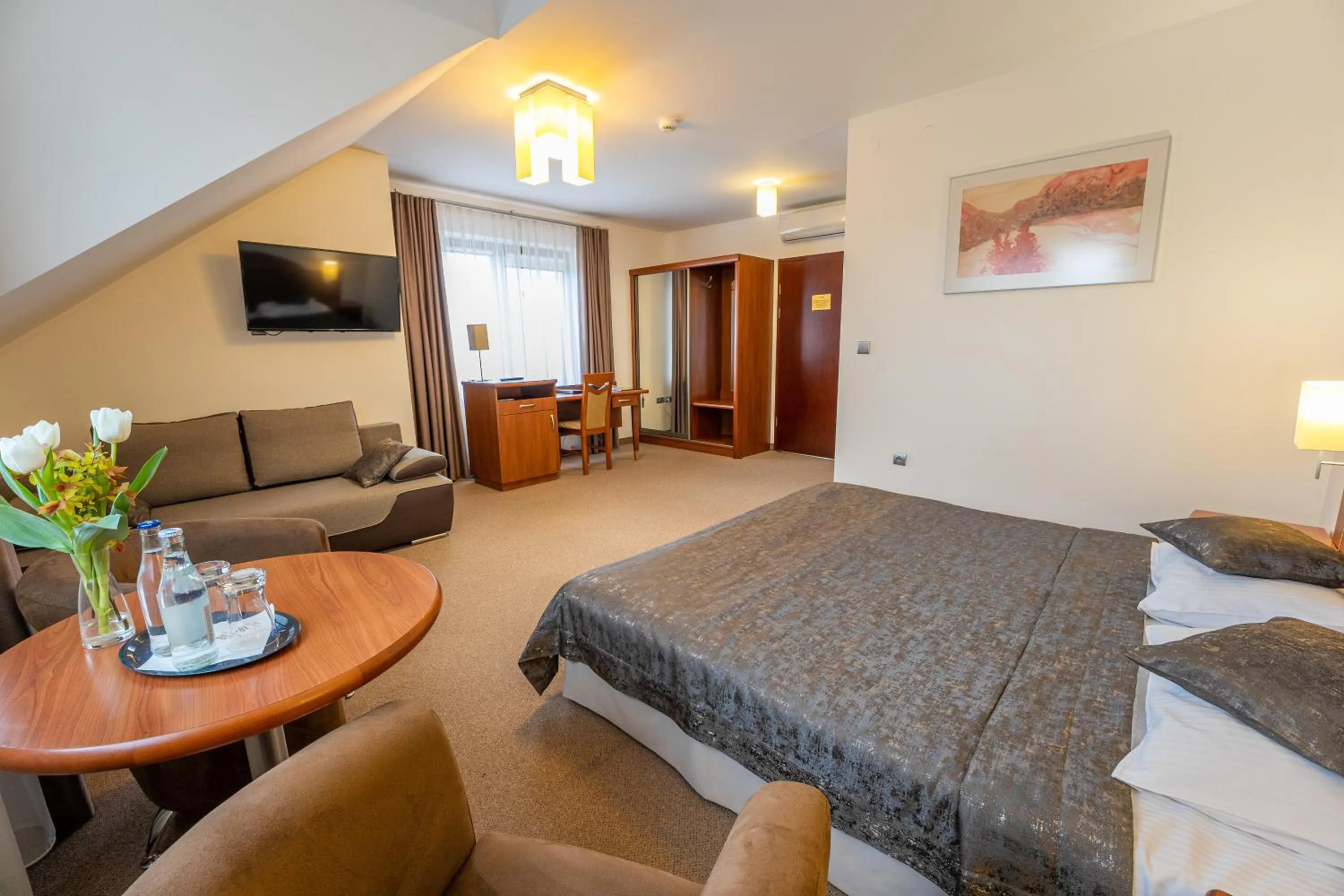 Bed in Hotel Szelców