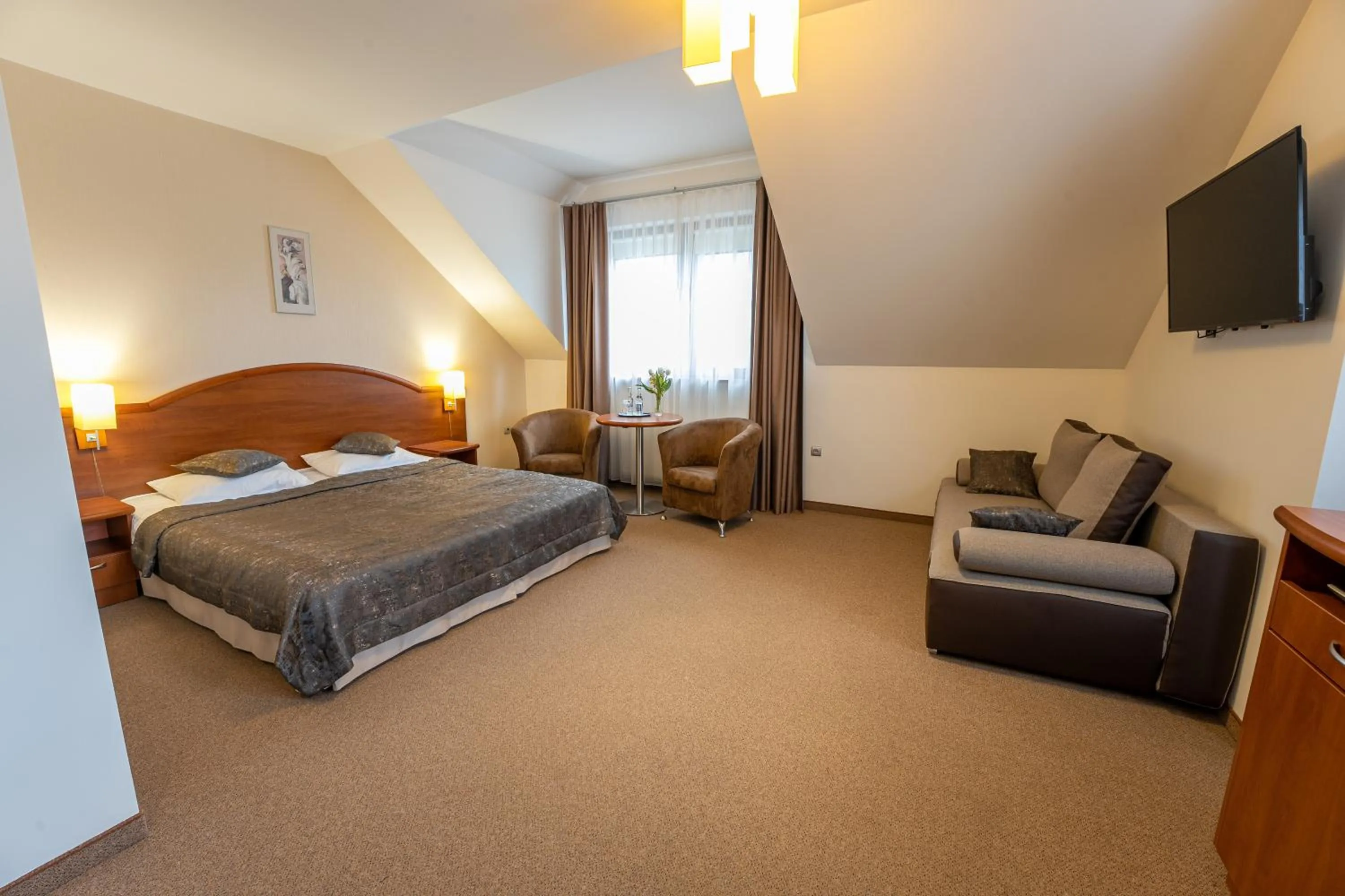 Bed in Hotel Szelców