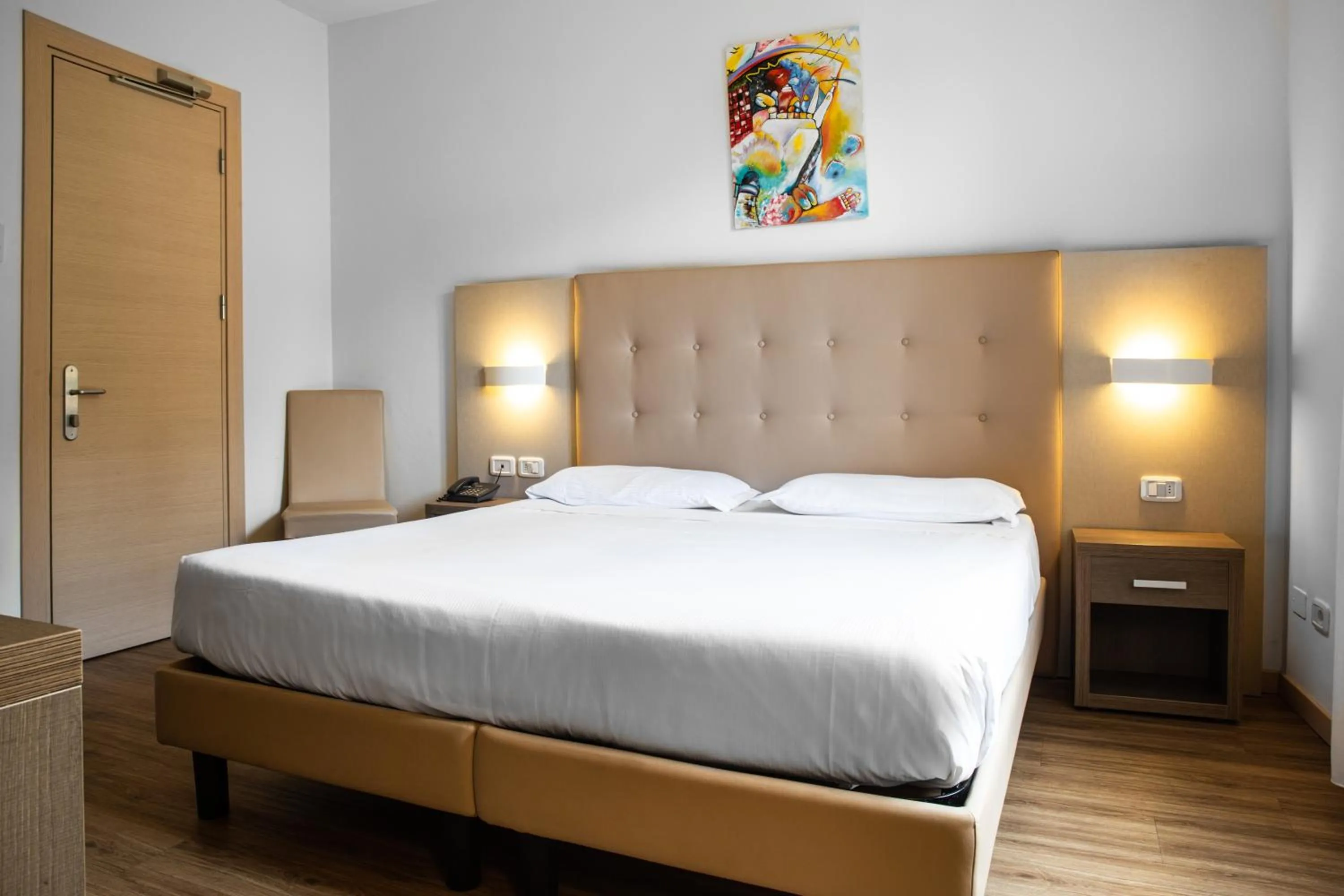 Bed in Hotel Belvedere