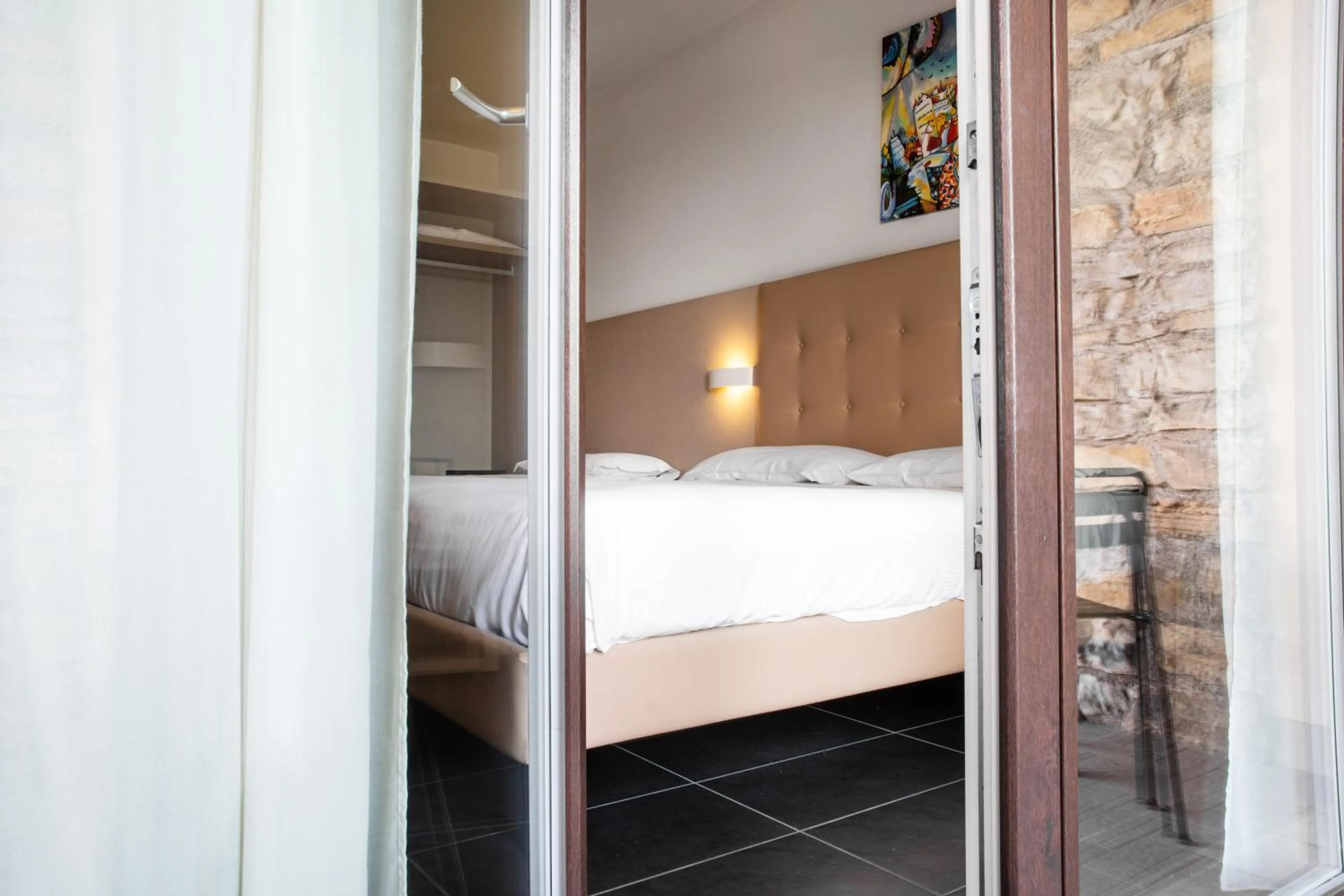 Bed in Hotel Belvedere