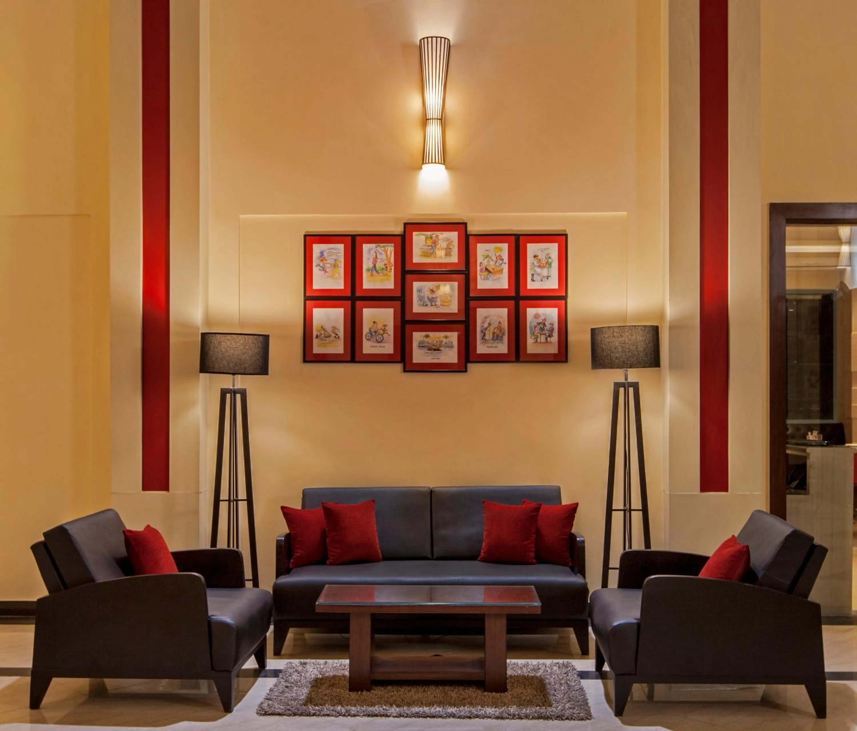 Lobby or reception in Red Fox by Lemon Tree Hotels, Alwar
