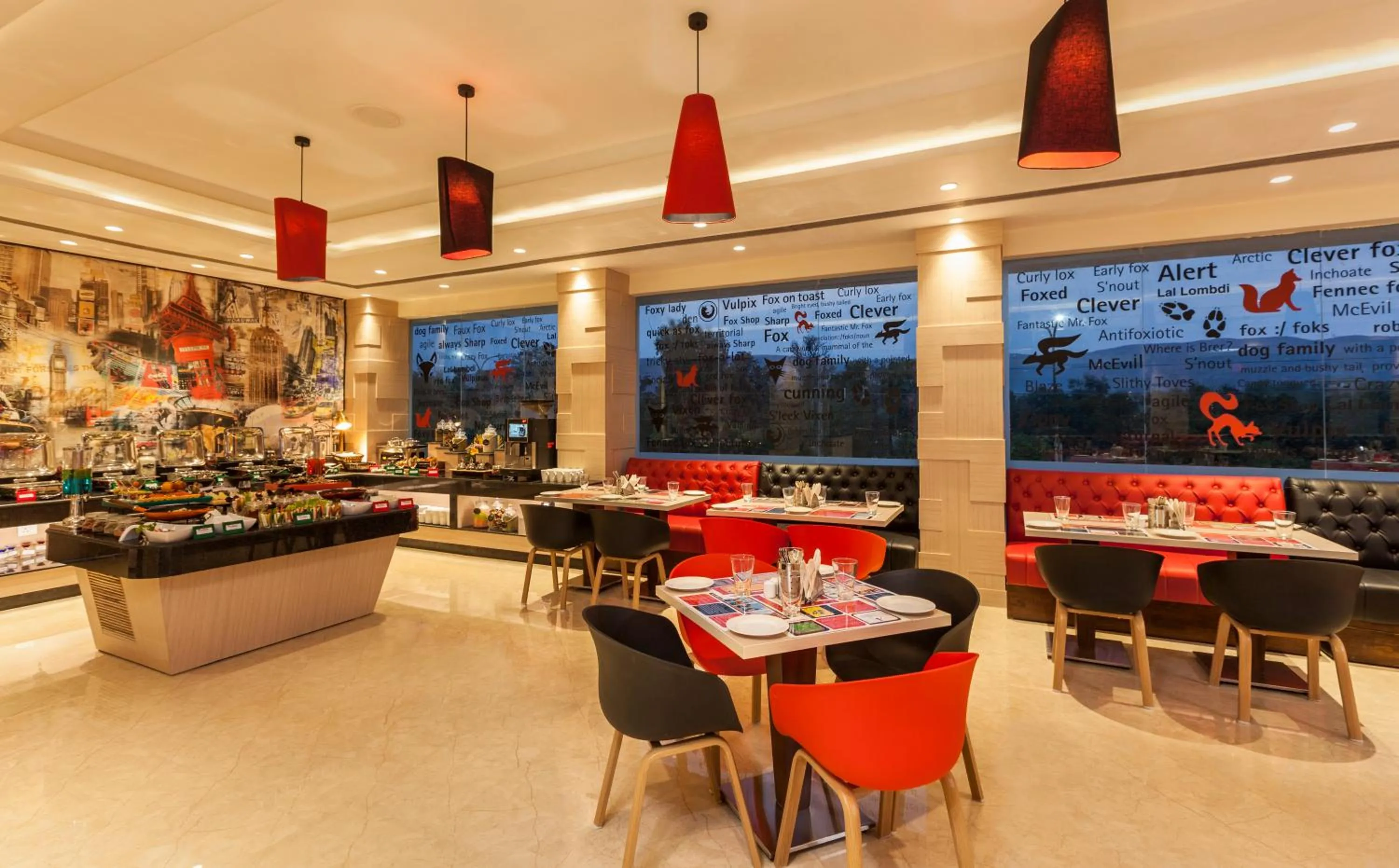 Restaurant/places to eat in Red Fox by Lemon Tree Hotels, Alwar