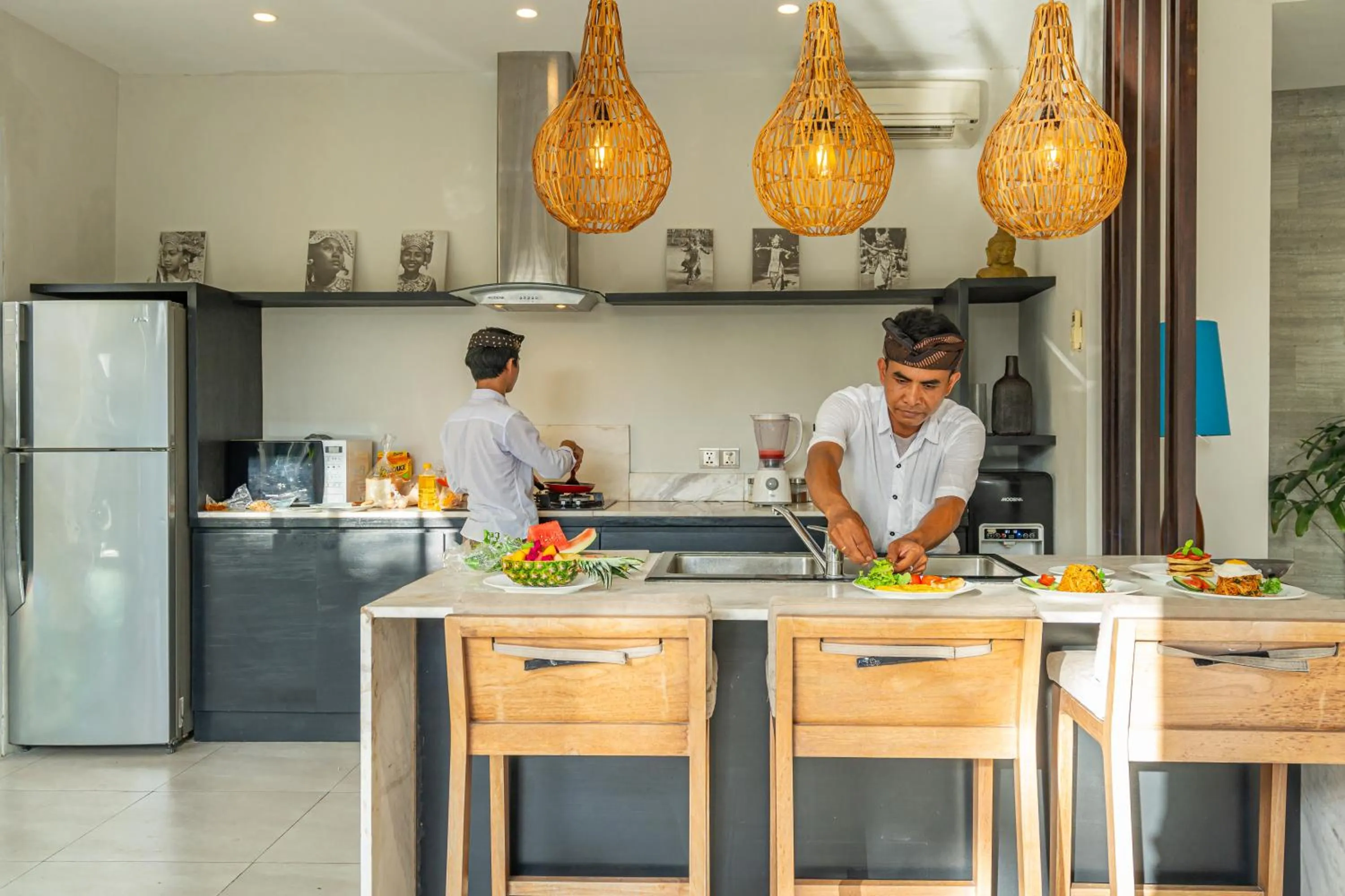 Kitchen or kitchenette in Luxury - Villa K - Central Seminyak