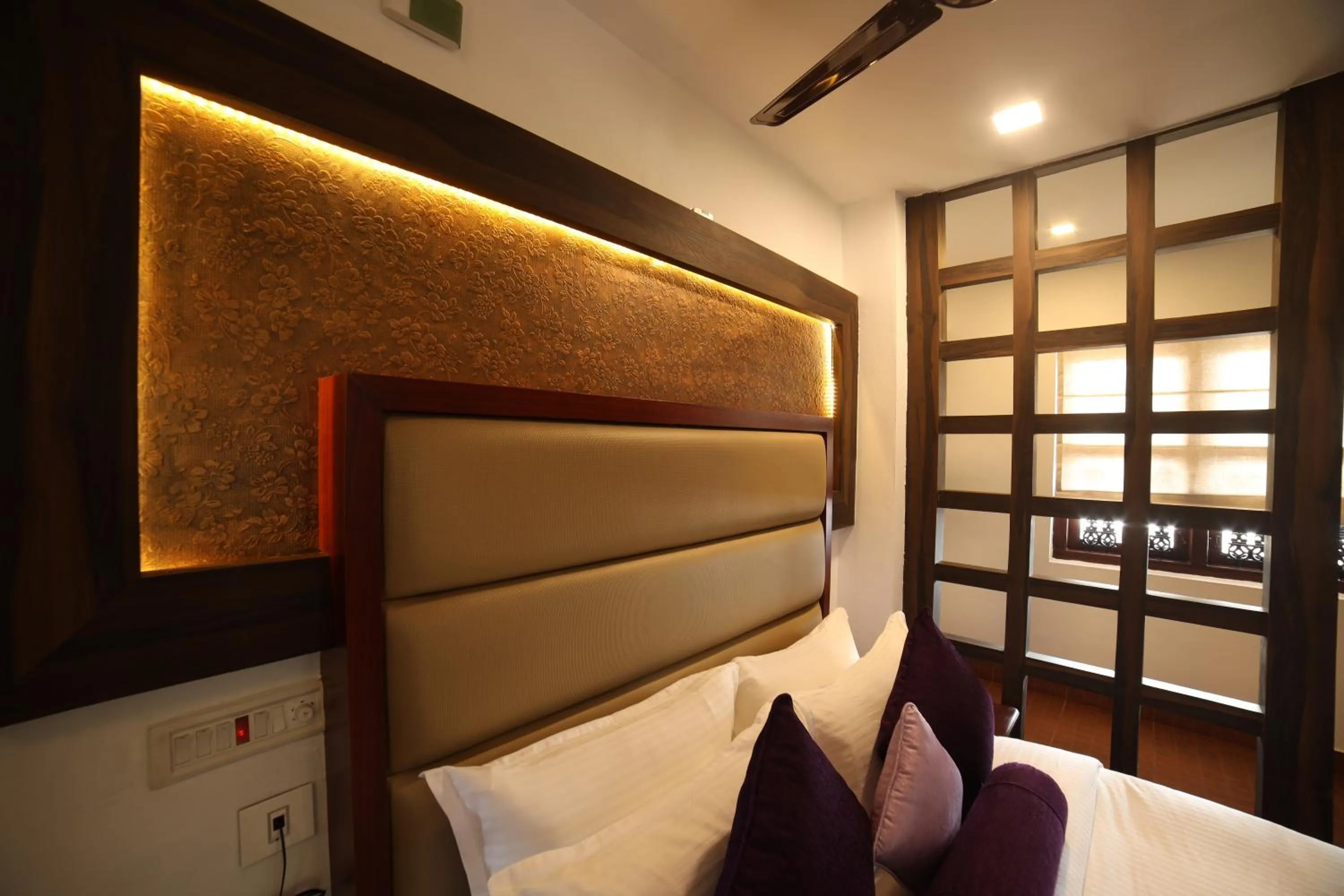Bedroom in CONTOUR ISLAND RESORT & SPA , wayanad