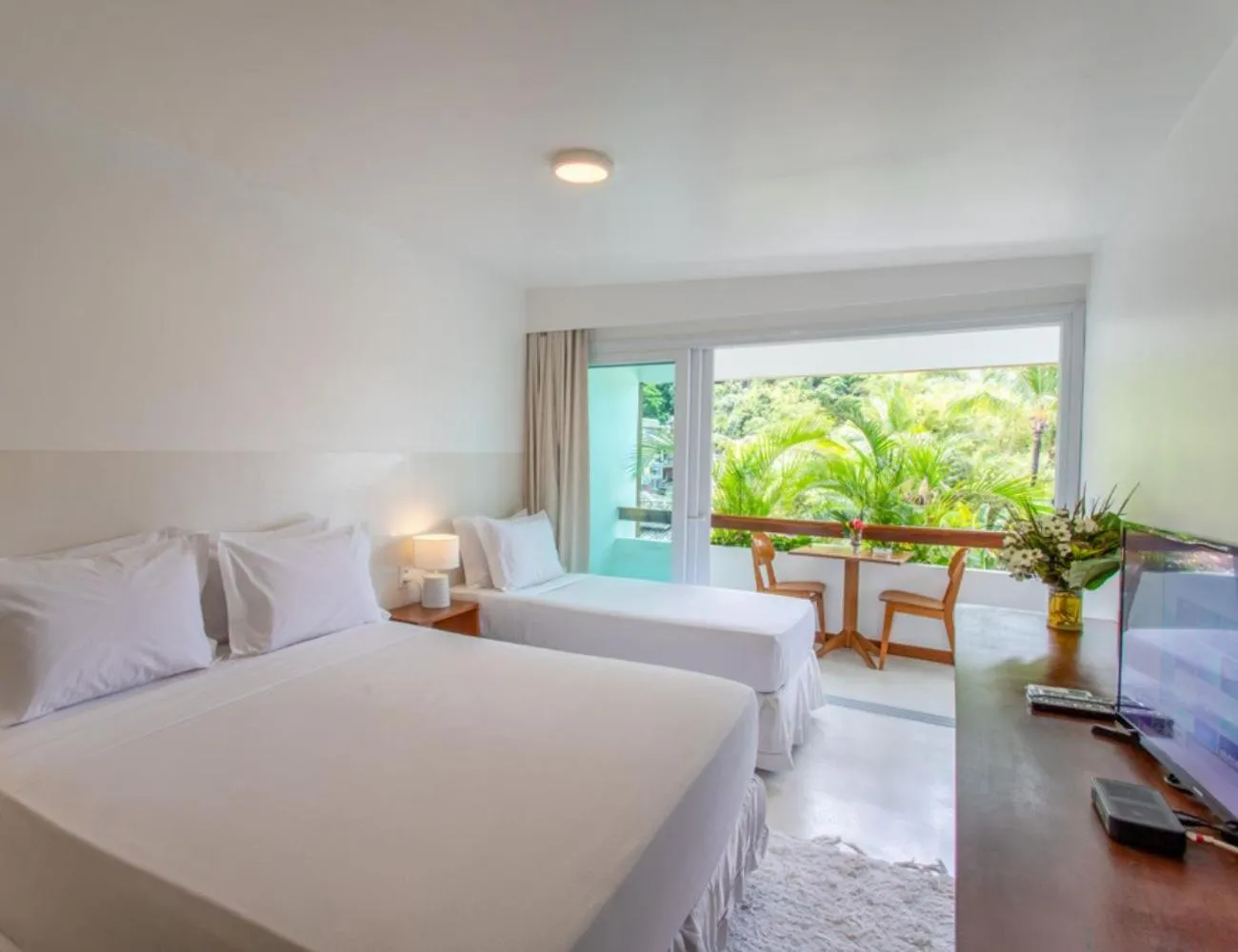 Bed in Pousada Sambass