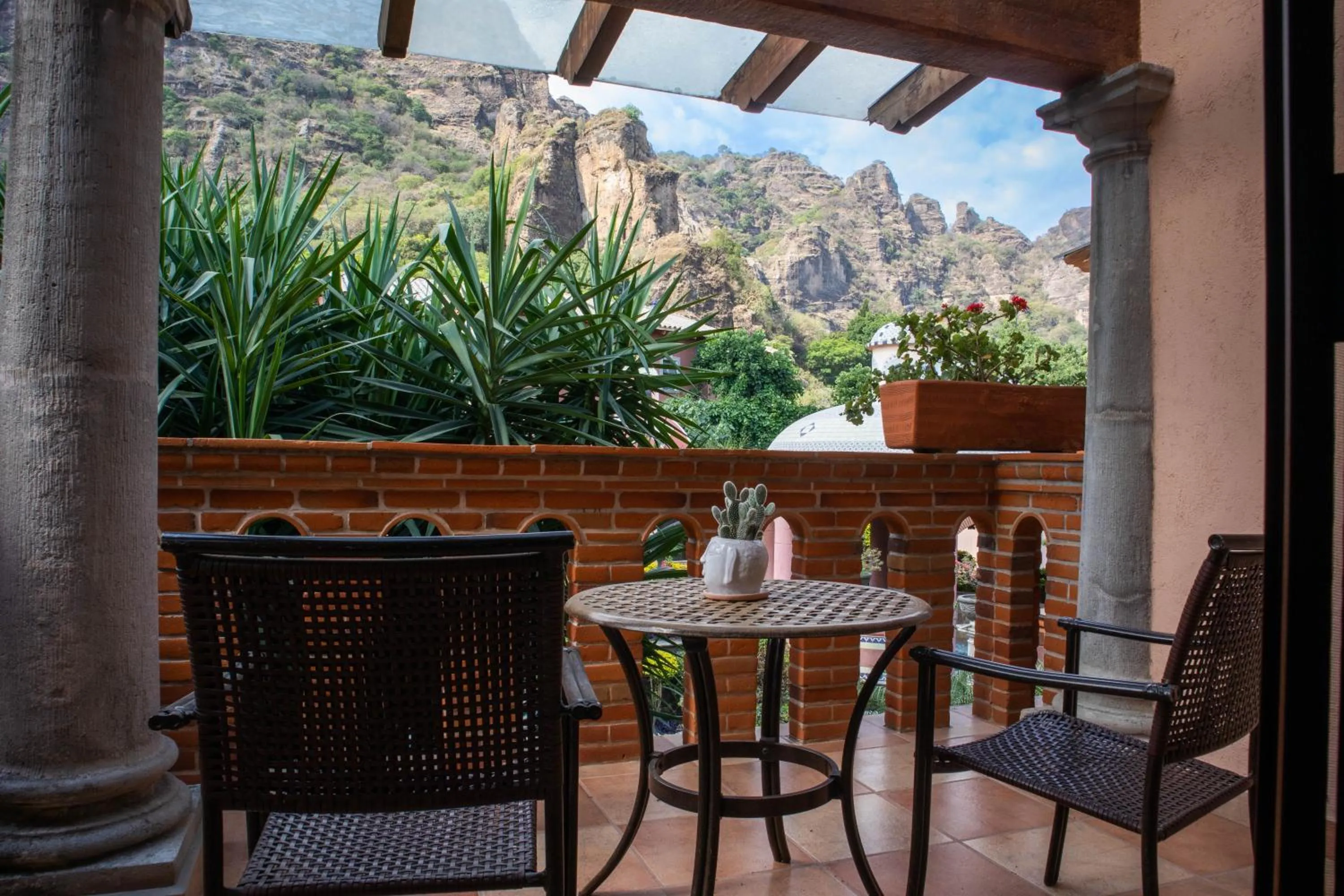 Balcony/Terrace in La Buena Vibra Wellness Resort & Spa