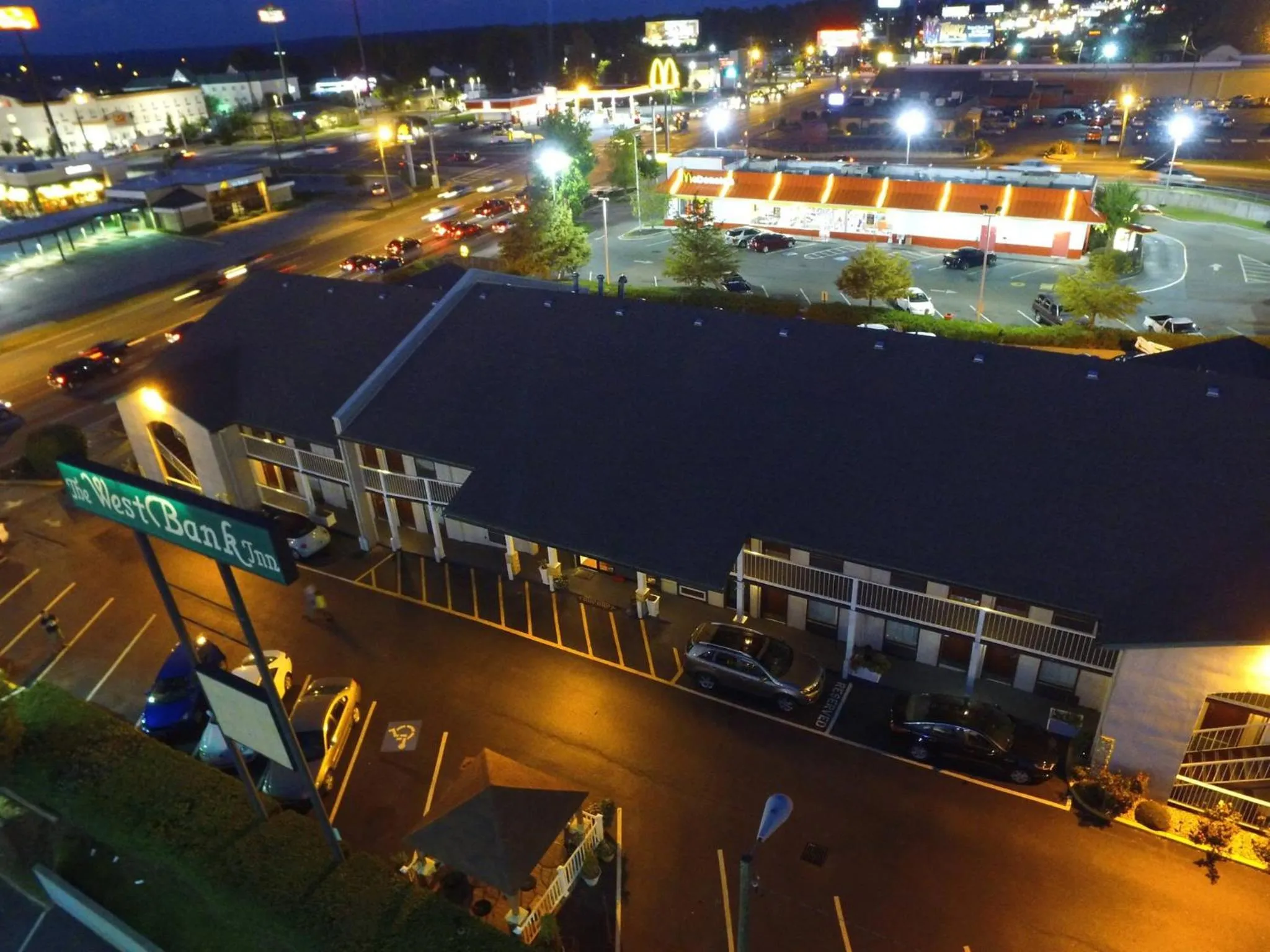 Bird's eye view in West Bank Inn