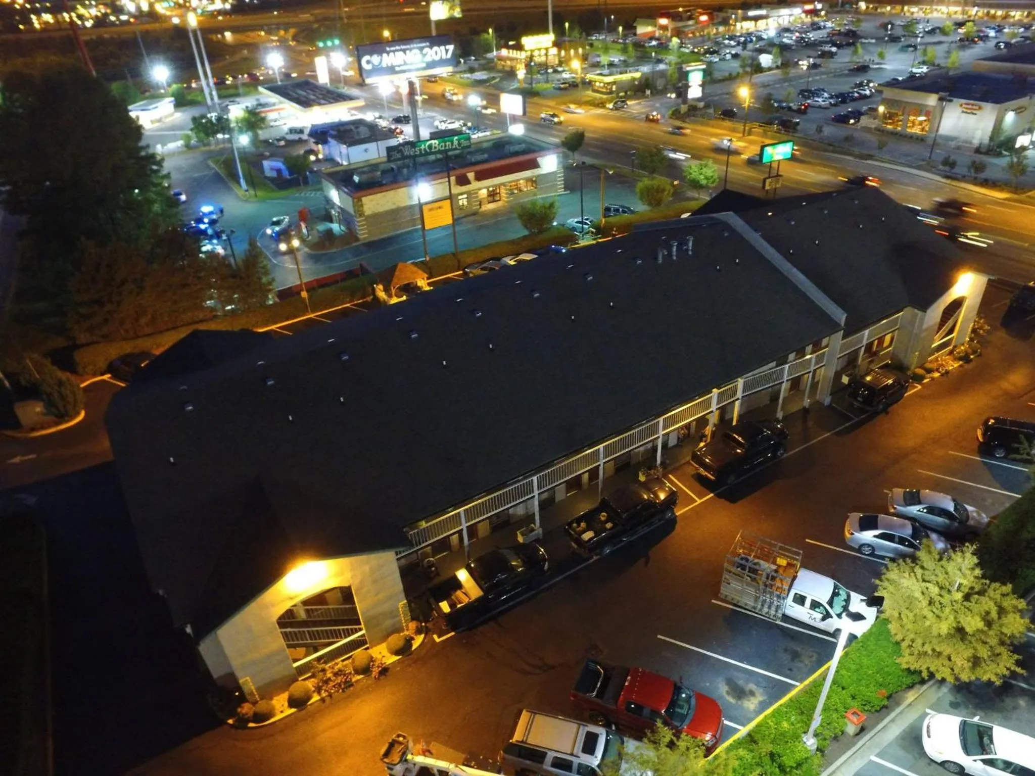 Bird's eye view in West Bank Inn