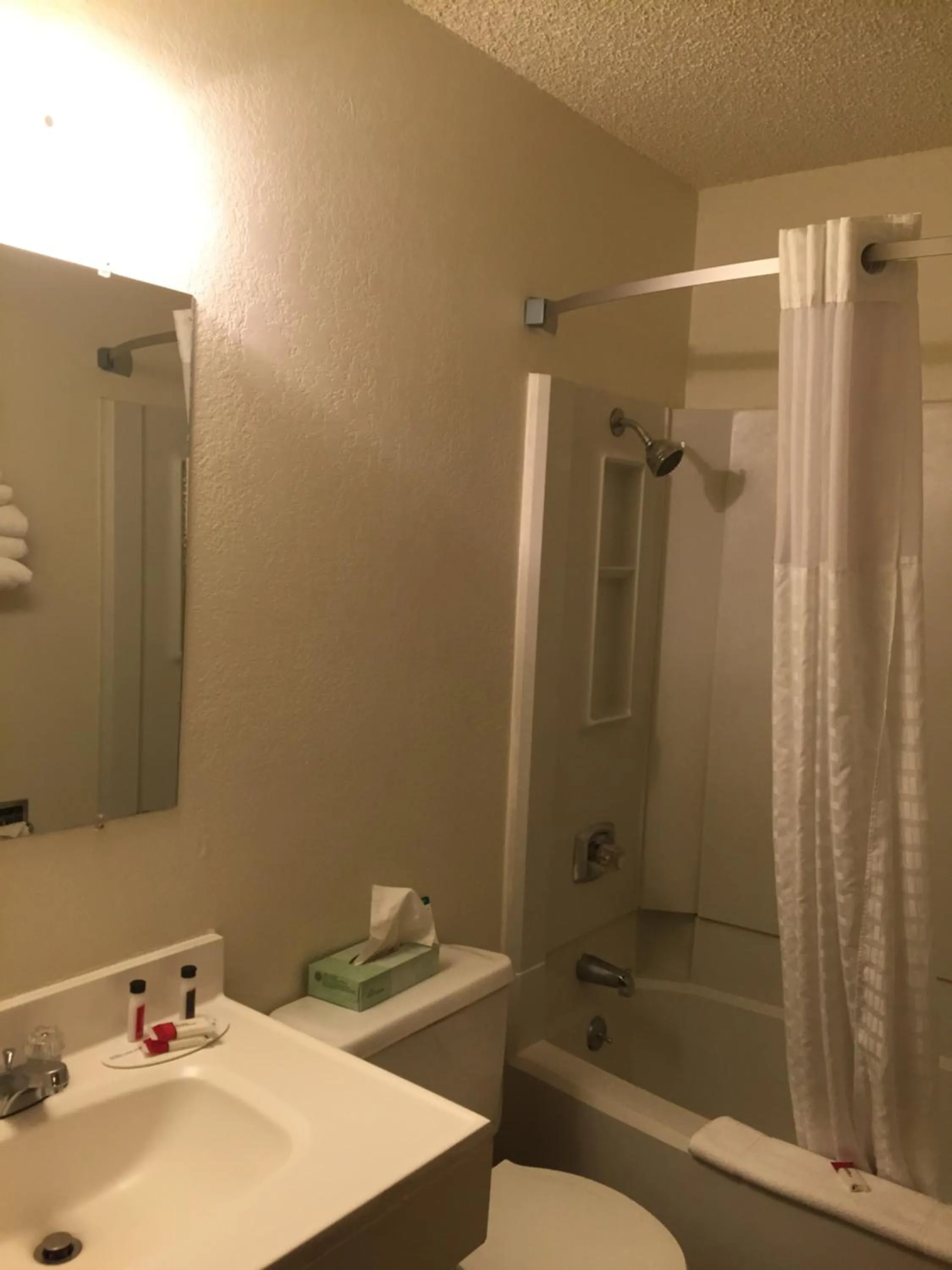 Shower in Super 8 by Wyndham Raton