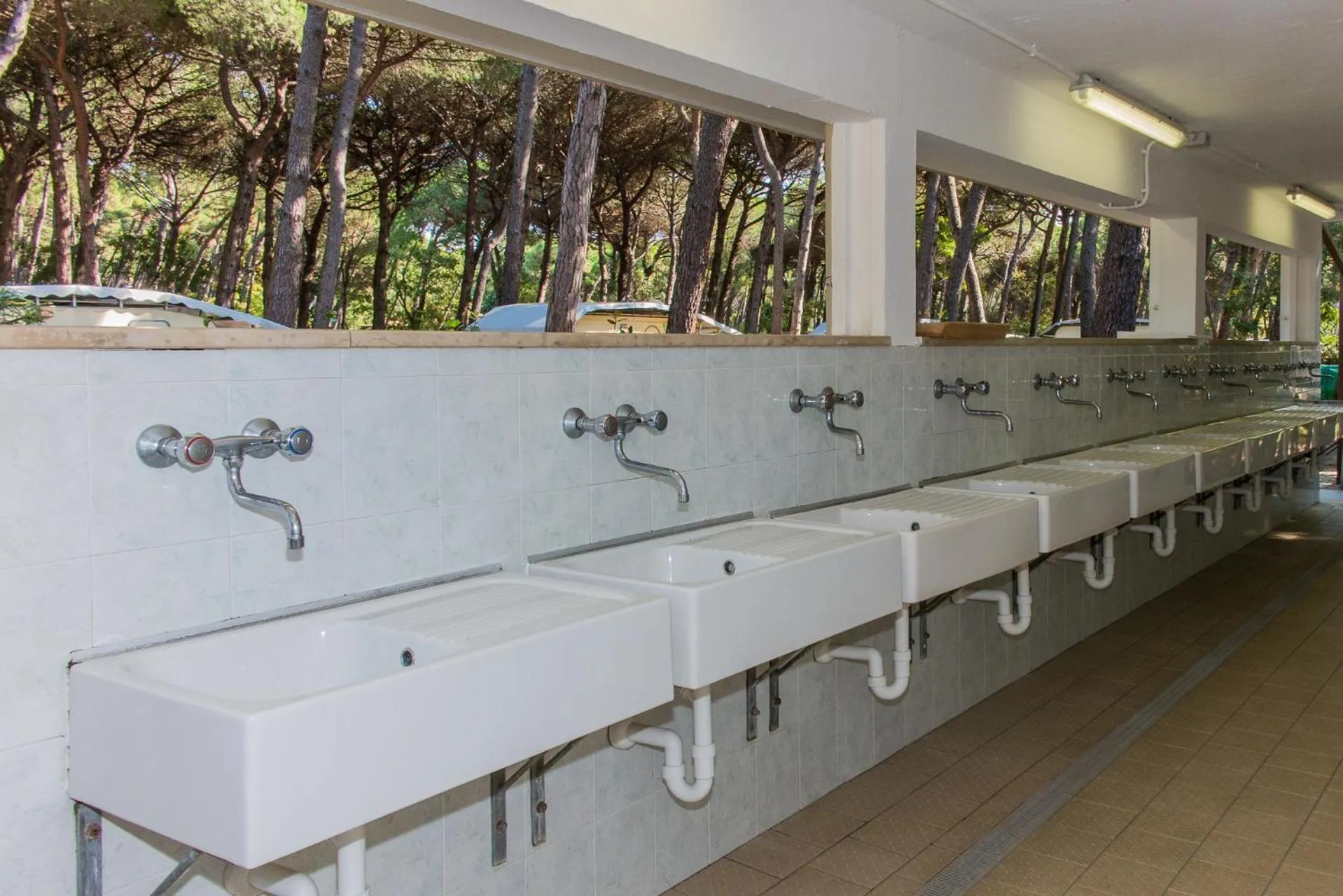 Bathroom in Club del Sole Marina Romea Easy Camping Village