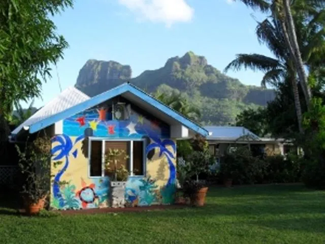 Garden in Bora Bora Bungalove