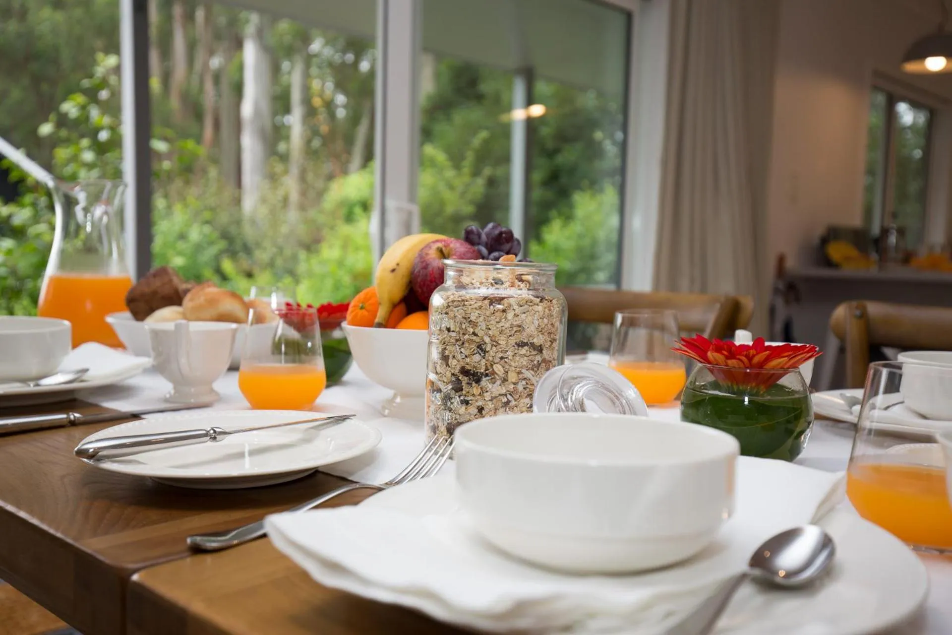 Food close-up in Treghan Luxury Lodge