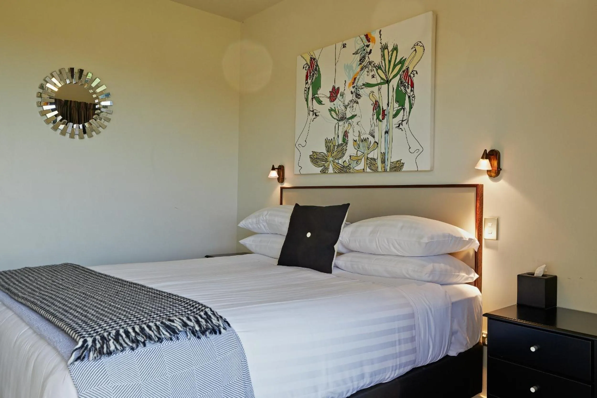 Bed in Koura Bay Golf Resort