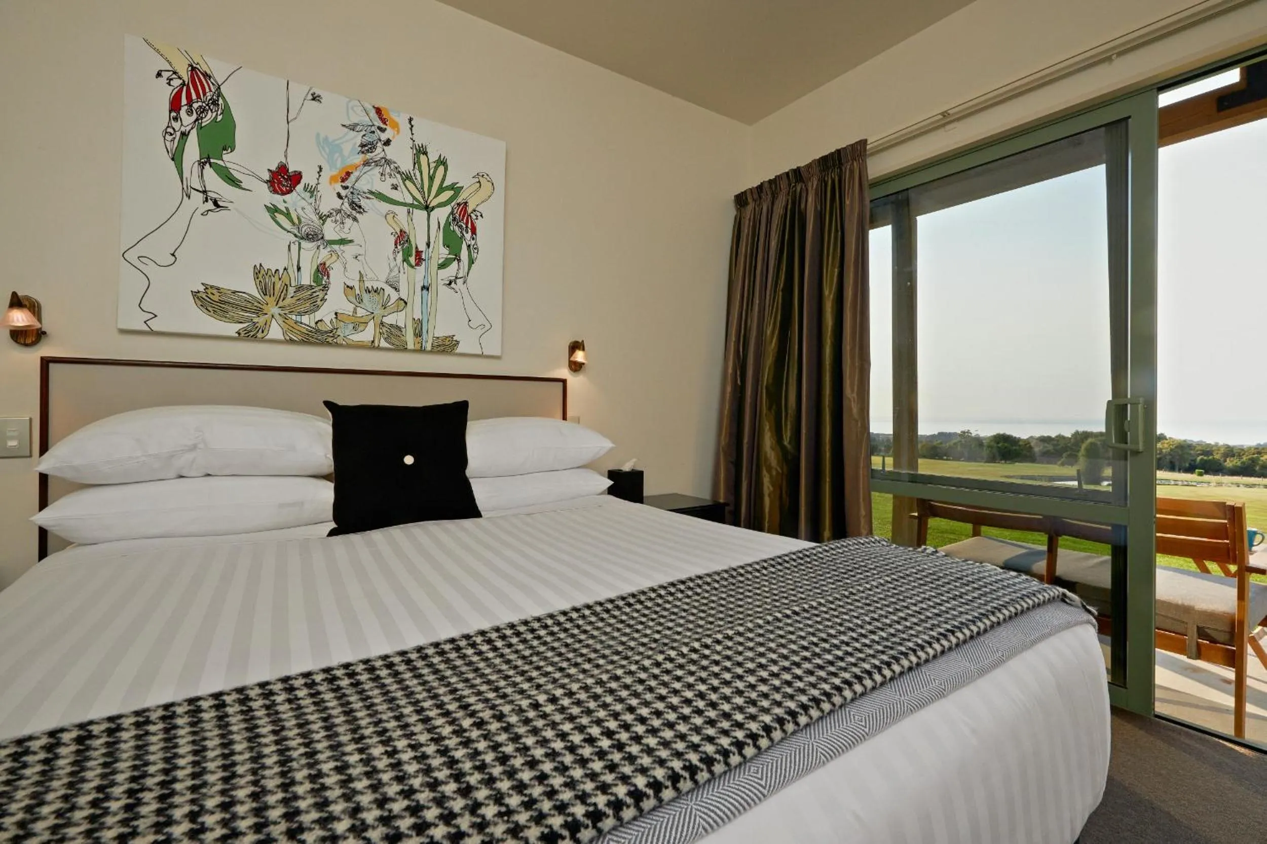 Bed in Koura Bay Golf Resort