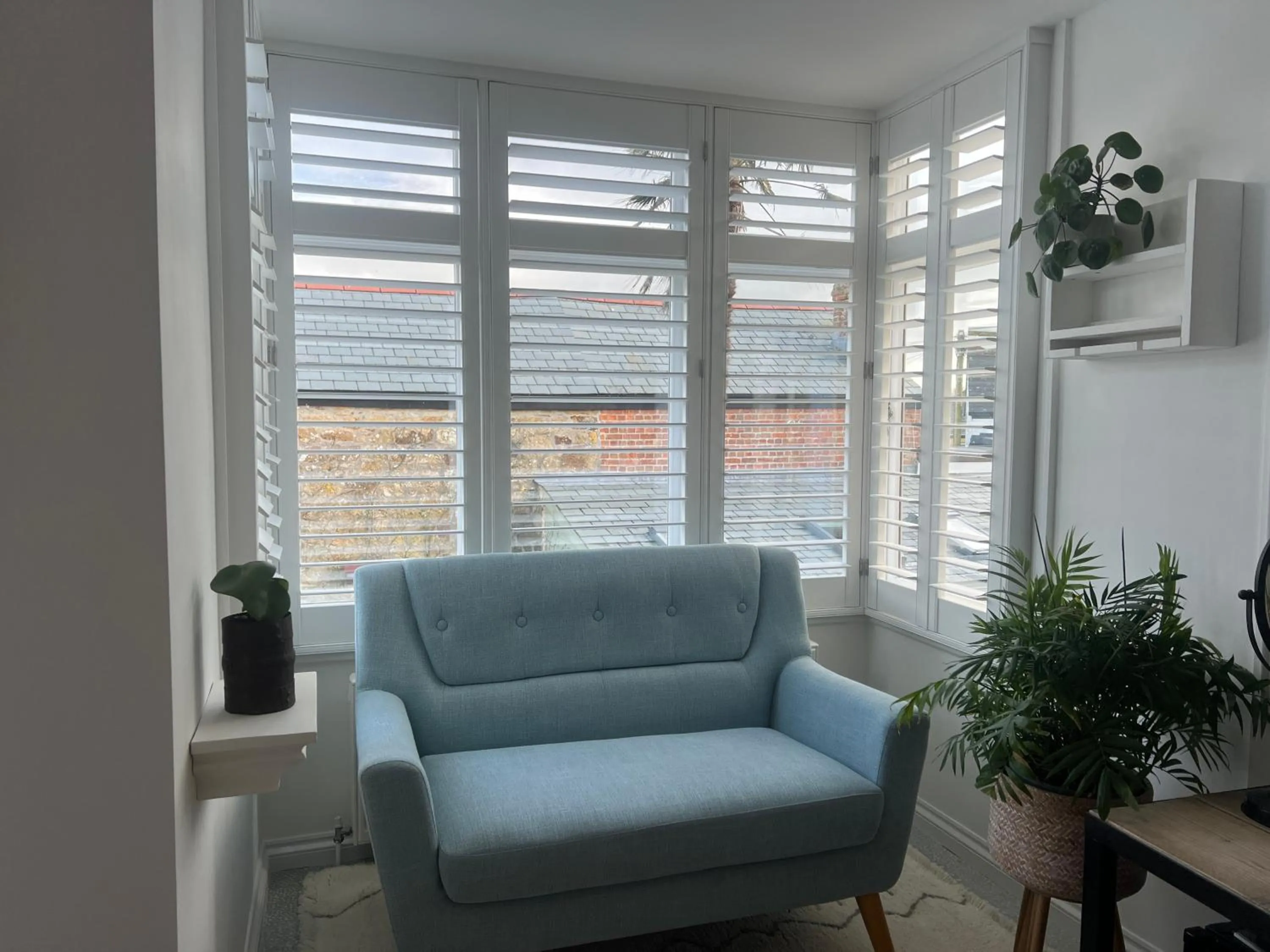 Seating area in Penwyth House