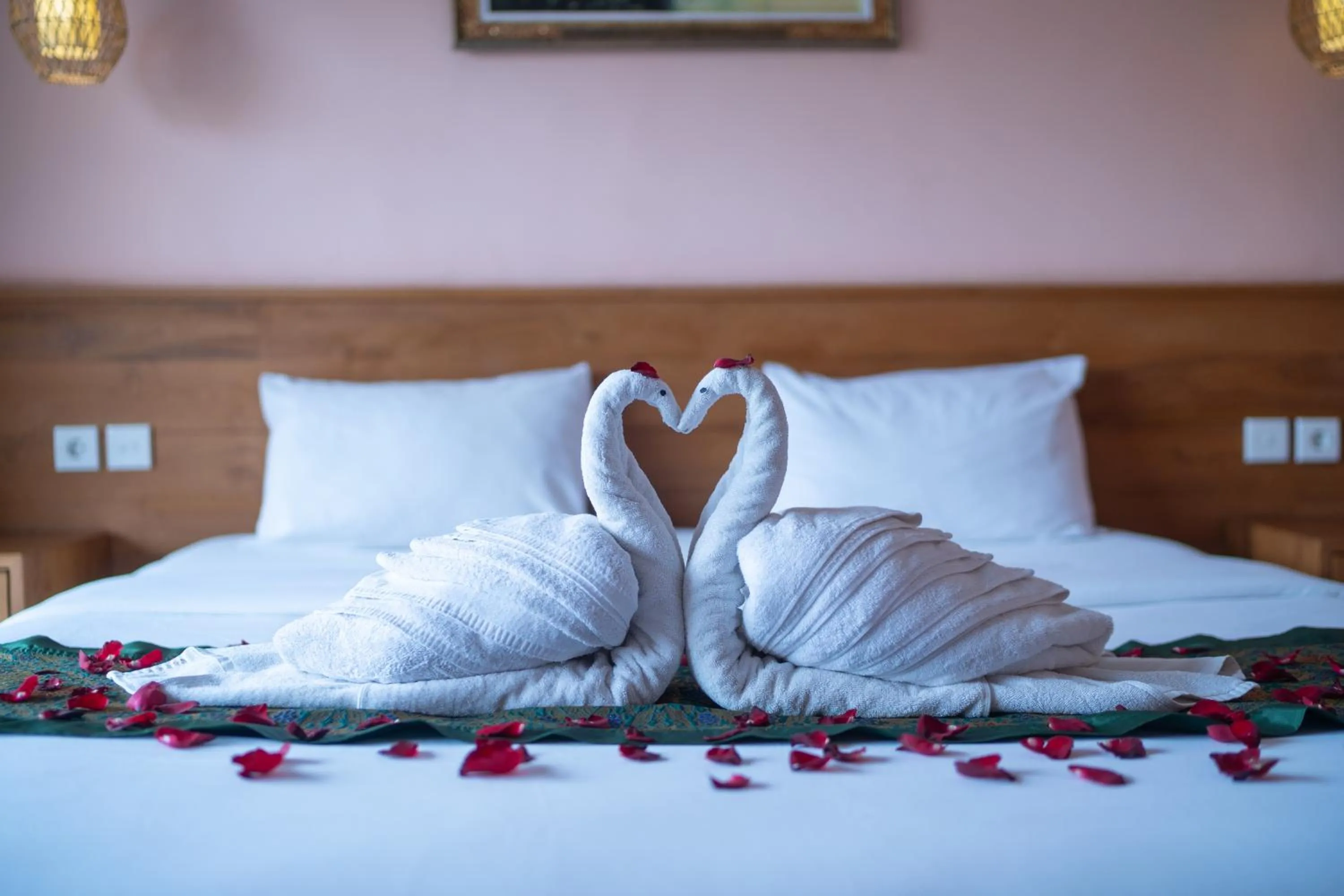 Photo of the whole room, Bed in Astana House