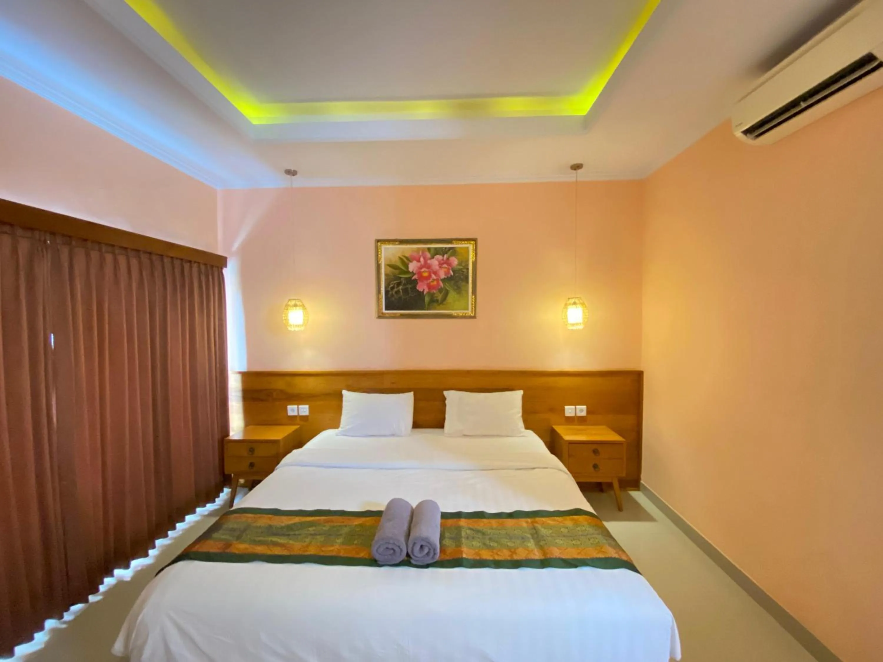 Photo of the whole room, Bed in Astana House