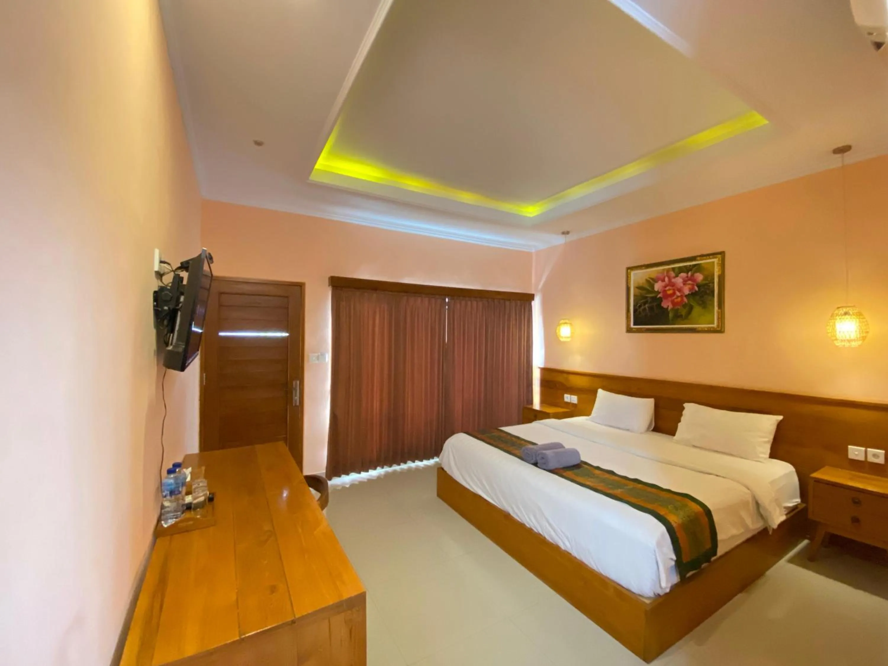 Photo of the whole room, Bed in Astana House