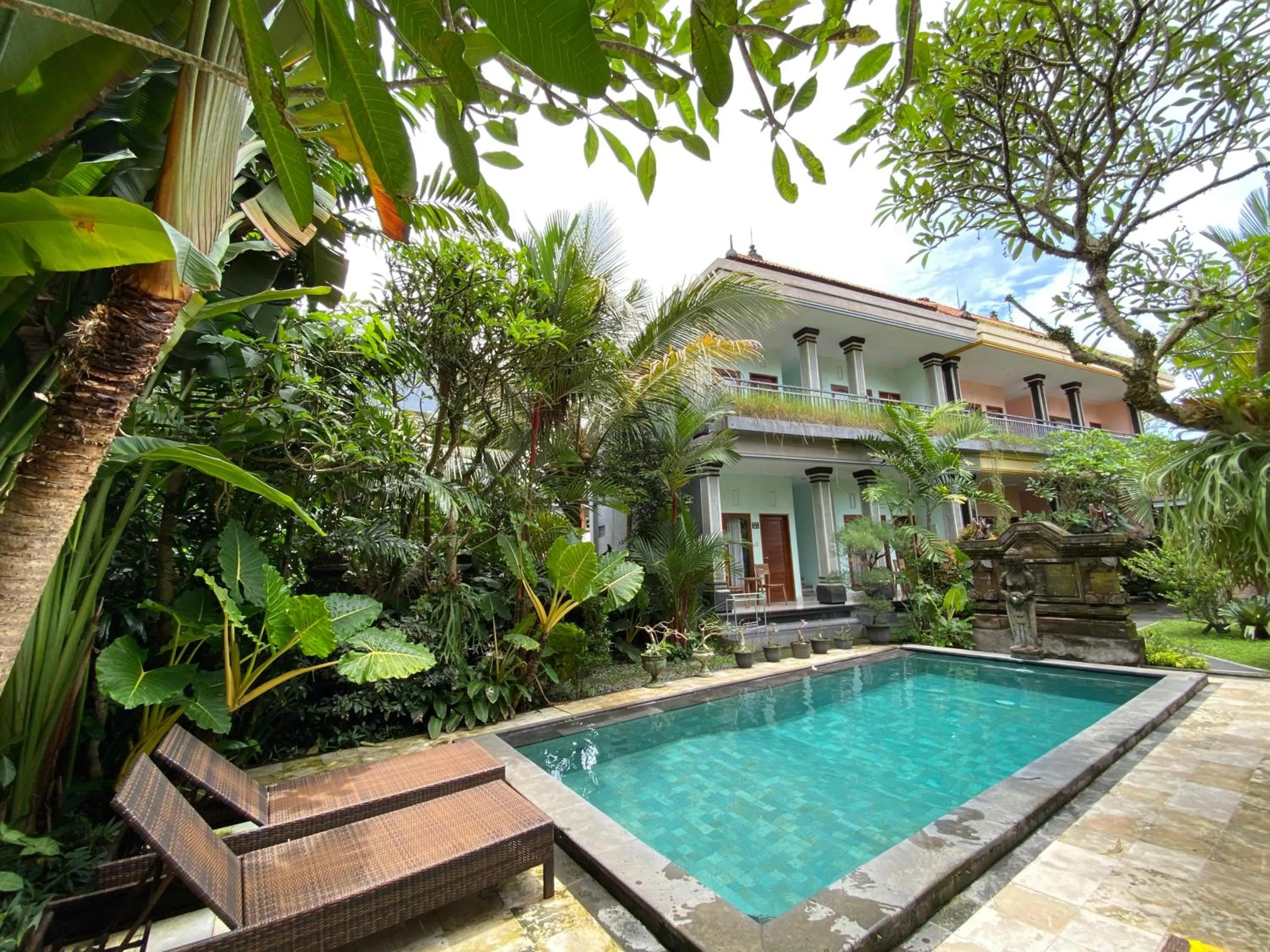 Garden view in Astana House