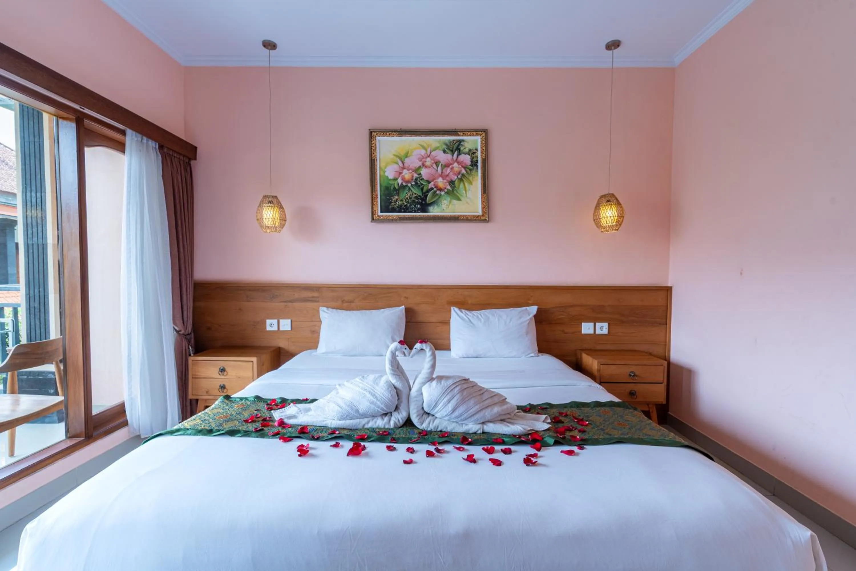 Photo of the whole room, Bed in Astana House