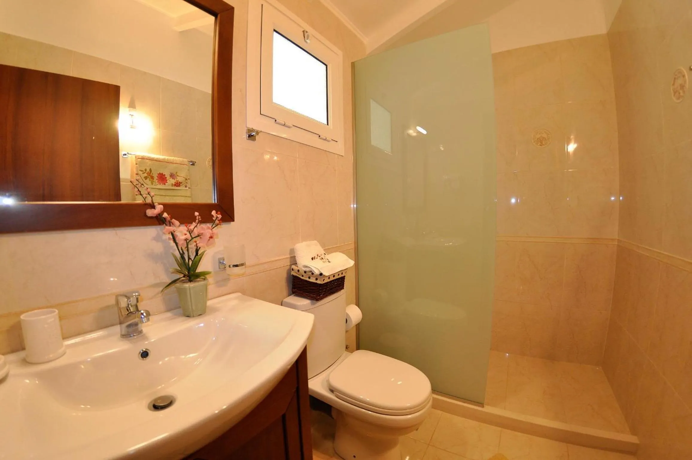 Bathroom in Mazis Apartments